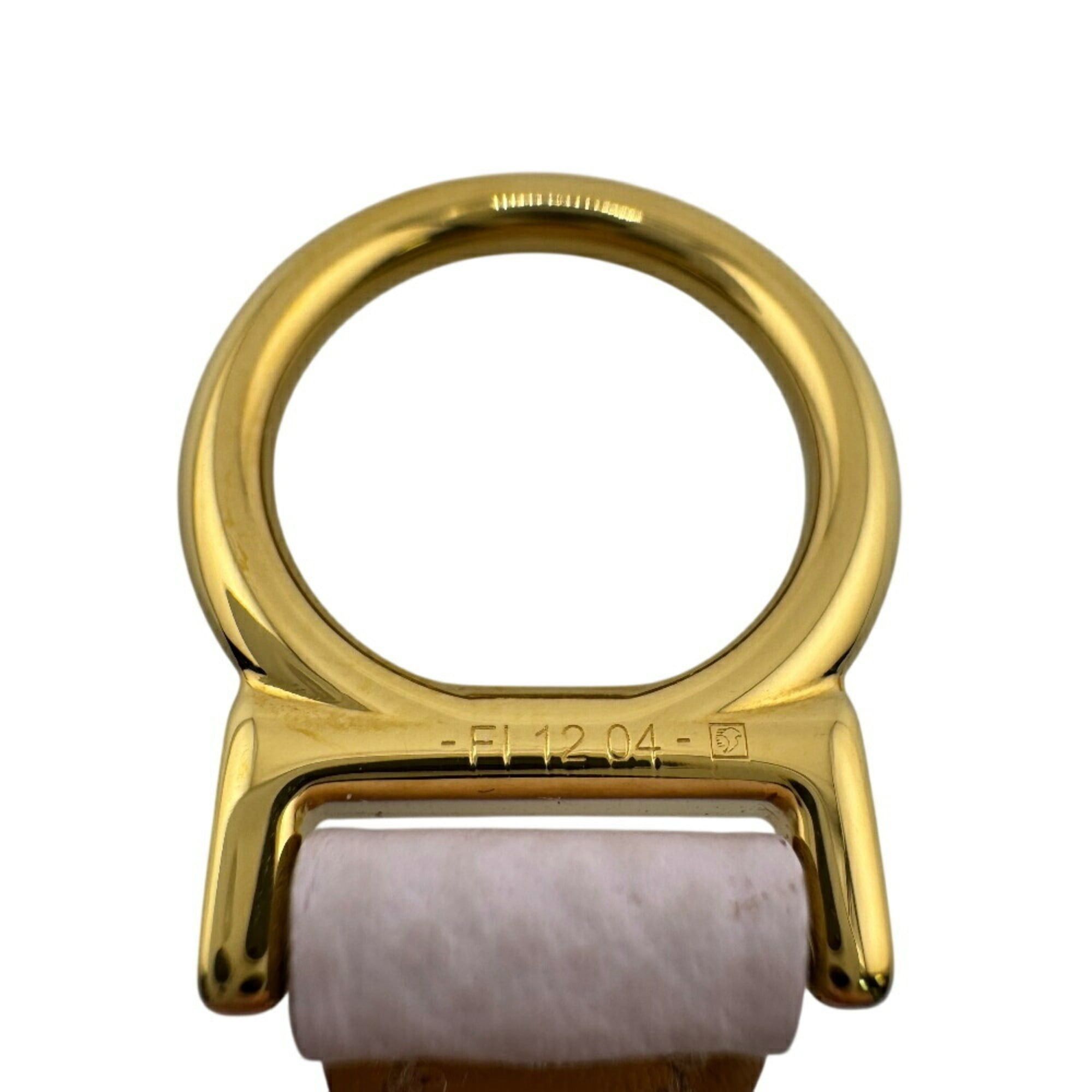 HERMES Croisier Double Tour Bracelet Pink Women's