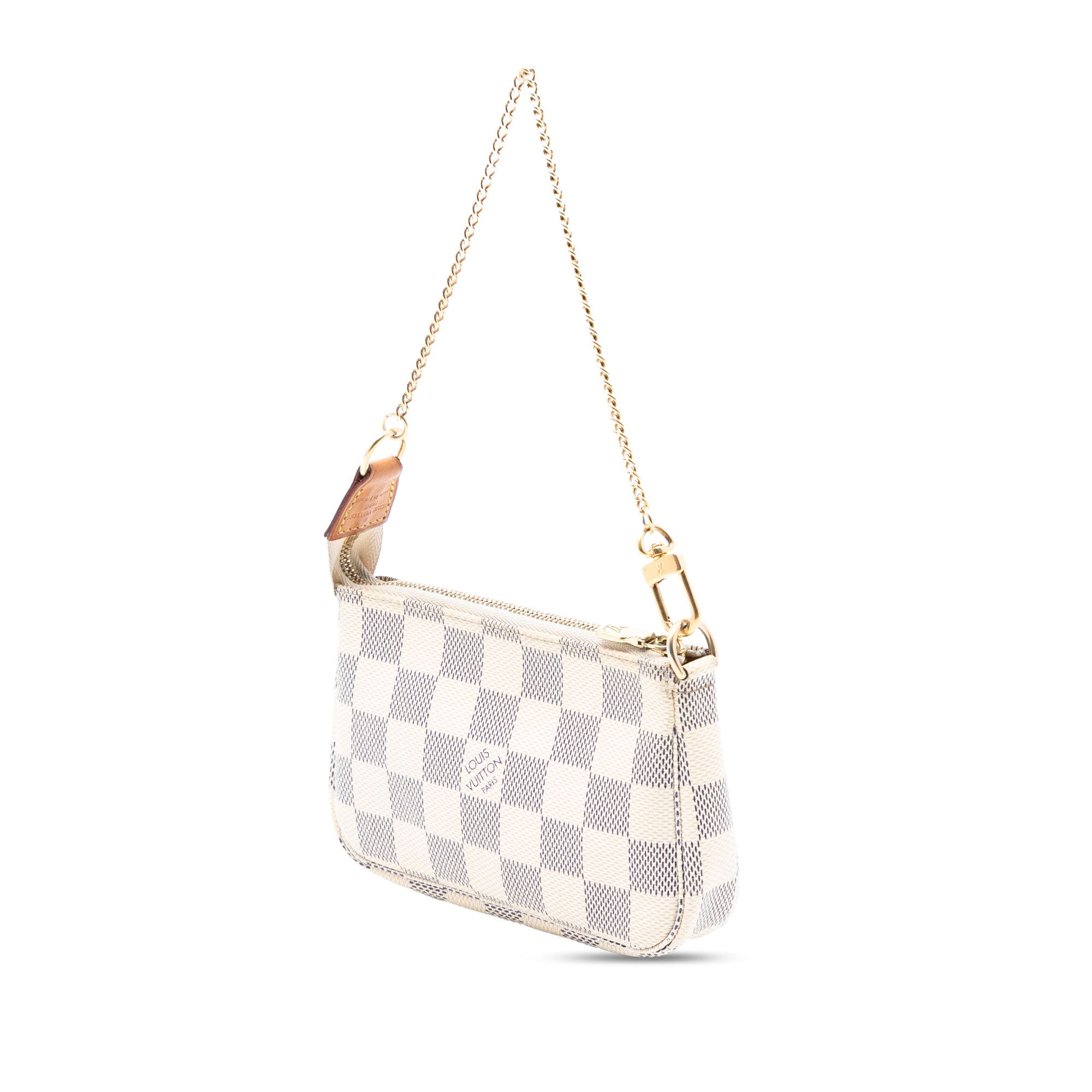 Louis Vuitton Louis Vuitton Damier Azur Mini Pochette Accessoires Size ONE SIZE - 2 Thumbnail