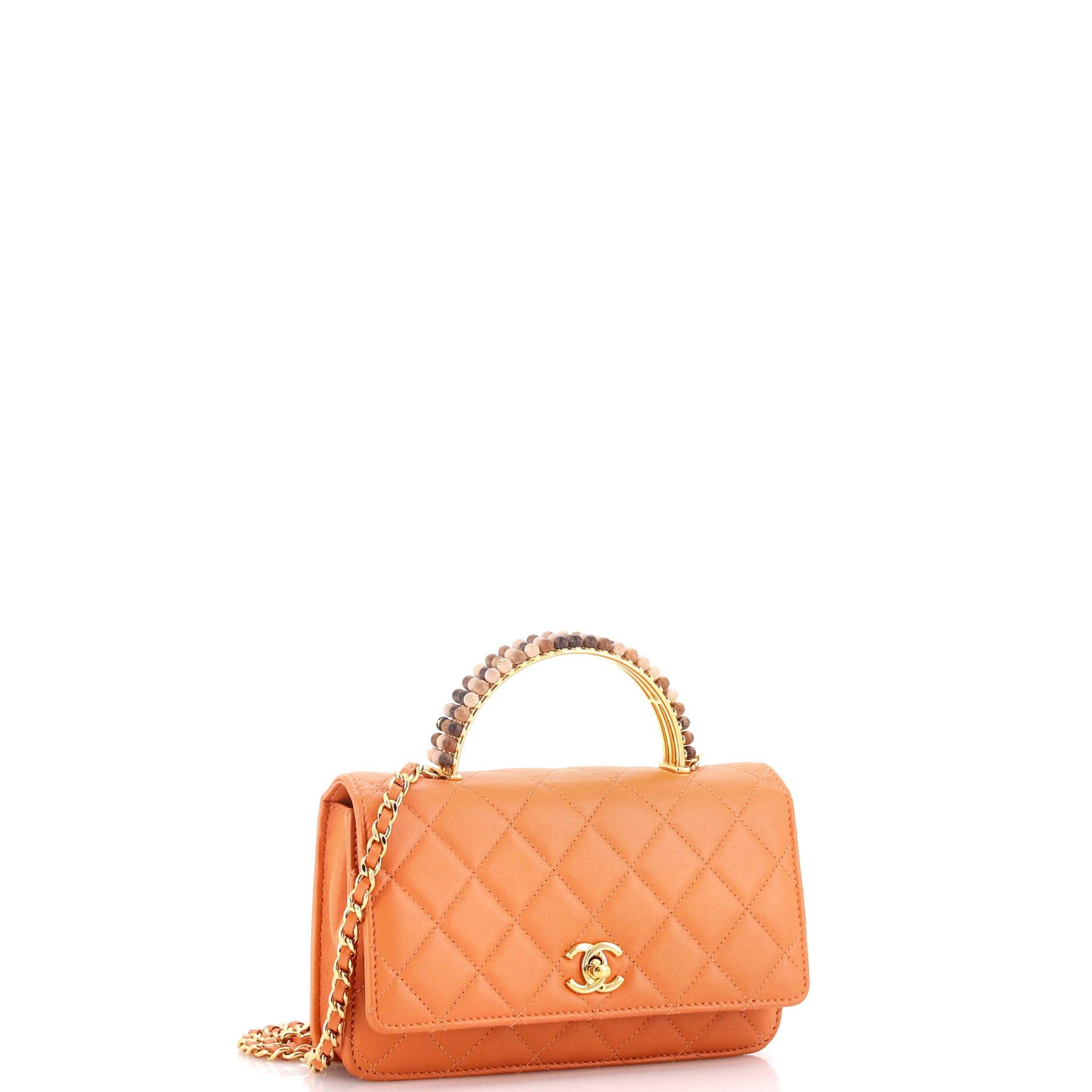 Chanel Beaded Logo Top Handle Wallet on Chain Size ONE SIZE - 2 Thumbnail