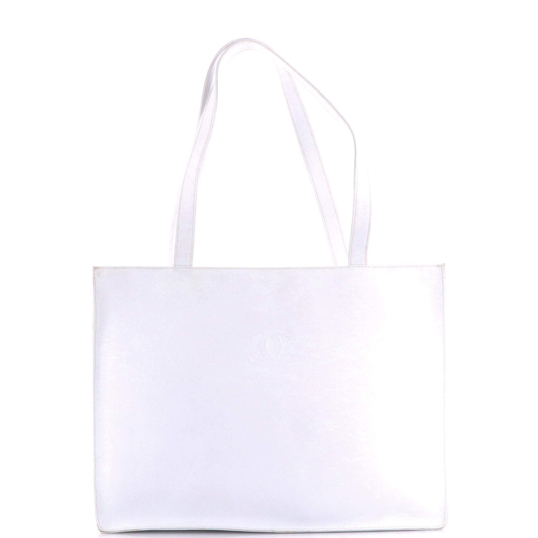 Chanel Vintage Camellia CC Shopping Tote Size ONE SIZE - 4 Thumbnail