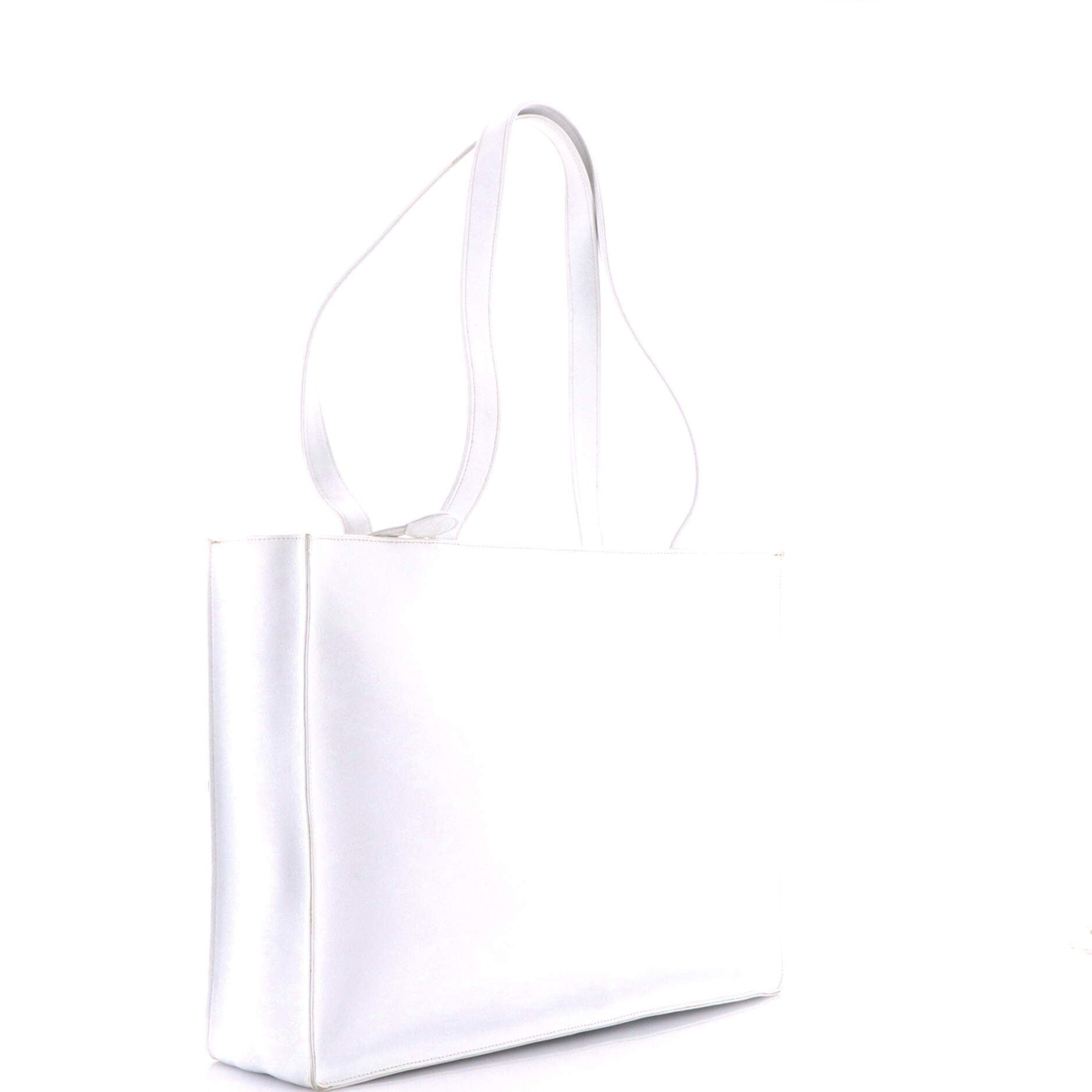 Chanel Vintage Camellia CC Shopping Tote Size ONE SIZE - 3 Thumbnail