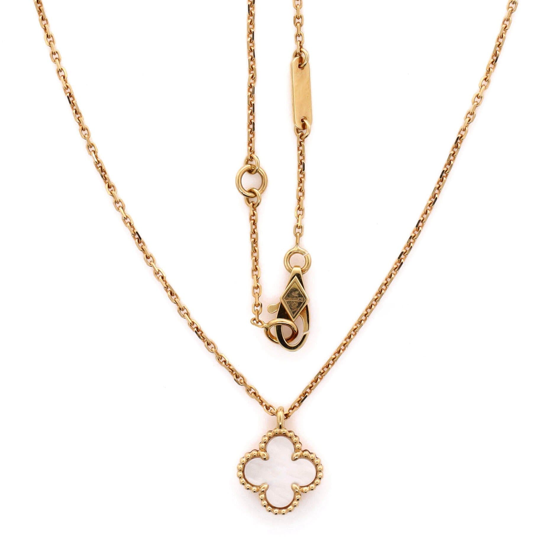 Van Cleef & Arpels Sweet Alhambra Pendant Necklace Size ONE SIZE - 3 Thumbnail