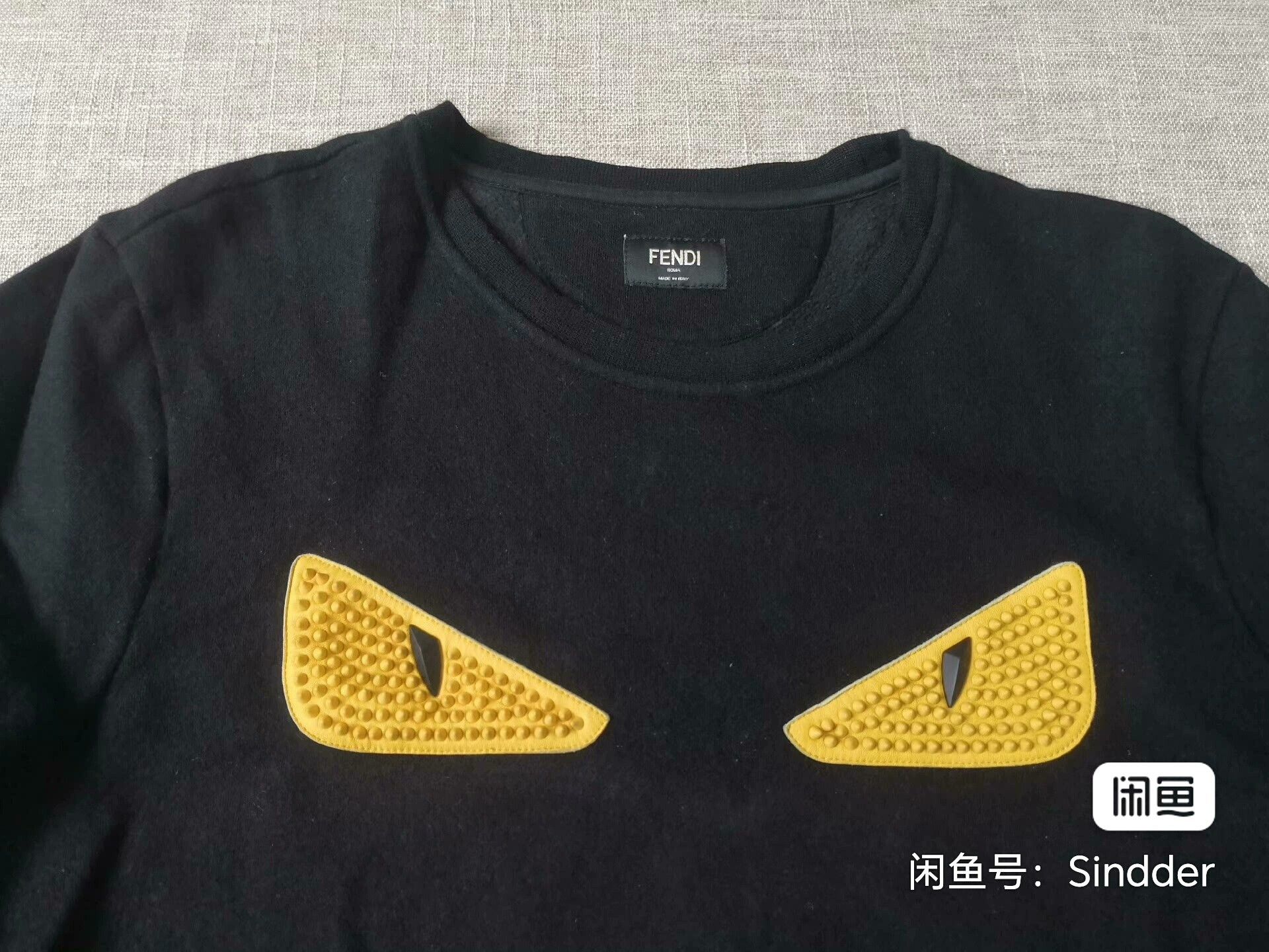 Fendi Fendi Men's Monster Hoodie Size US M / EU 48-50 / 2 - 4 Thumbnail
