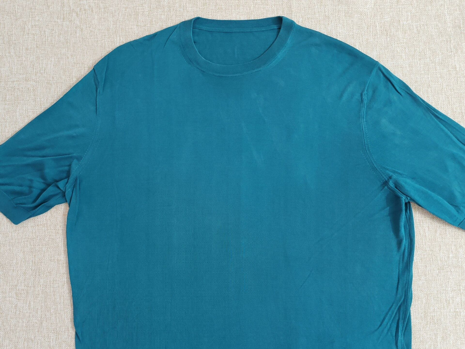 Stefano Ricci Stefano Ricci Men's Silk Knit Short Sleeve Size US M / EU 48-50 / 2 - 2 Thumbnail