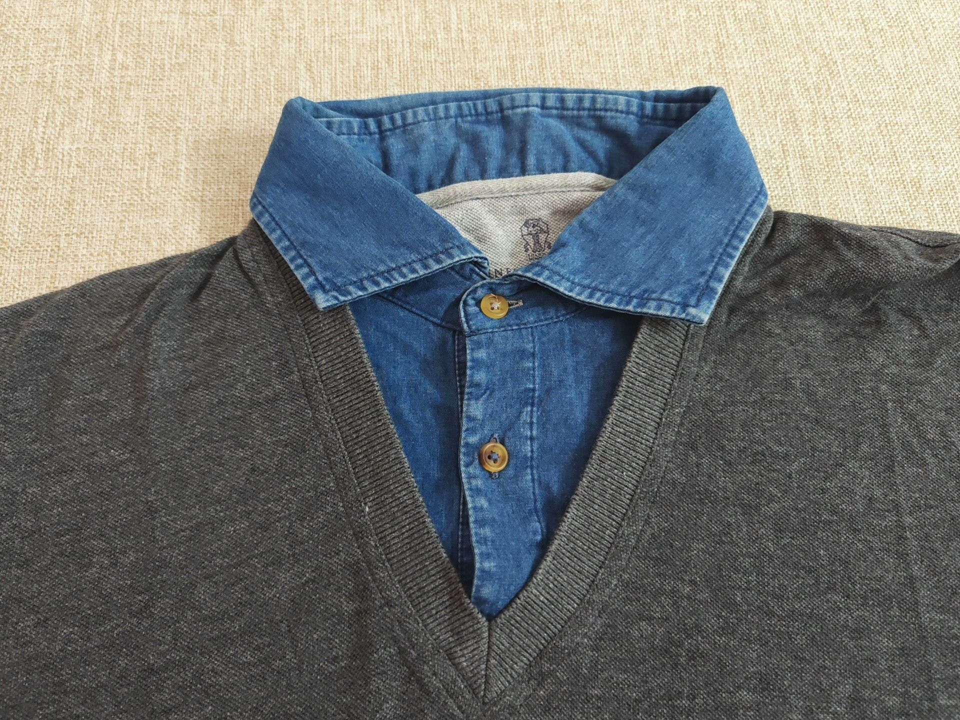 Brunello Cucinelli Brunello Cucinelli Men's Short-Sleeve Polo Size US S / EU 44-46 / 1 - 3 Thumbnail