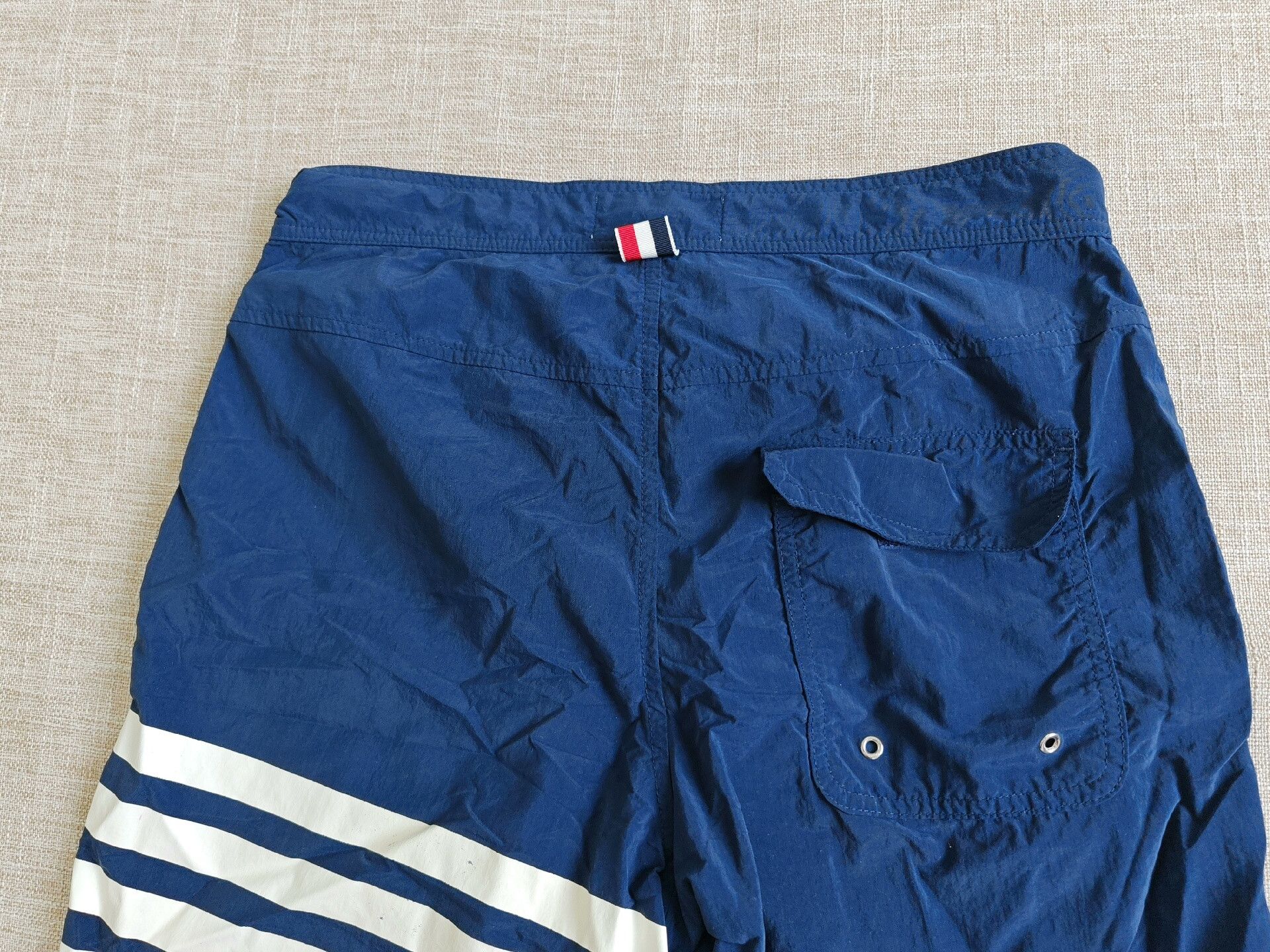 Thom Browne Thom Browne Men's Four-Stripe Shorts Size US 31 - 6 Thumbnail