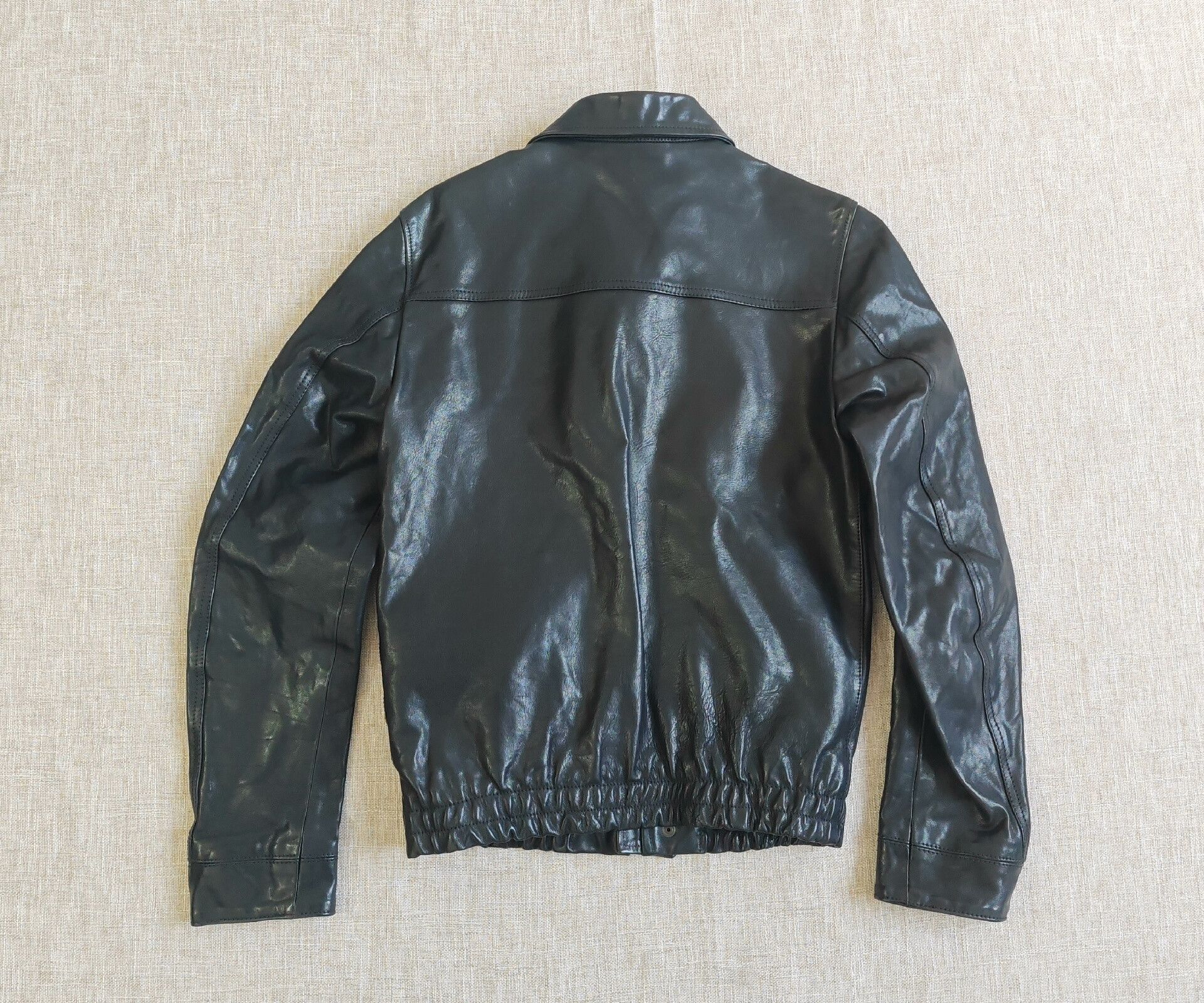Dolce & Gabbana Dolce&Gabbana Men's Leather Jacket Size US S / EU 44-46 / 1 - 8 Thumbnail