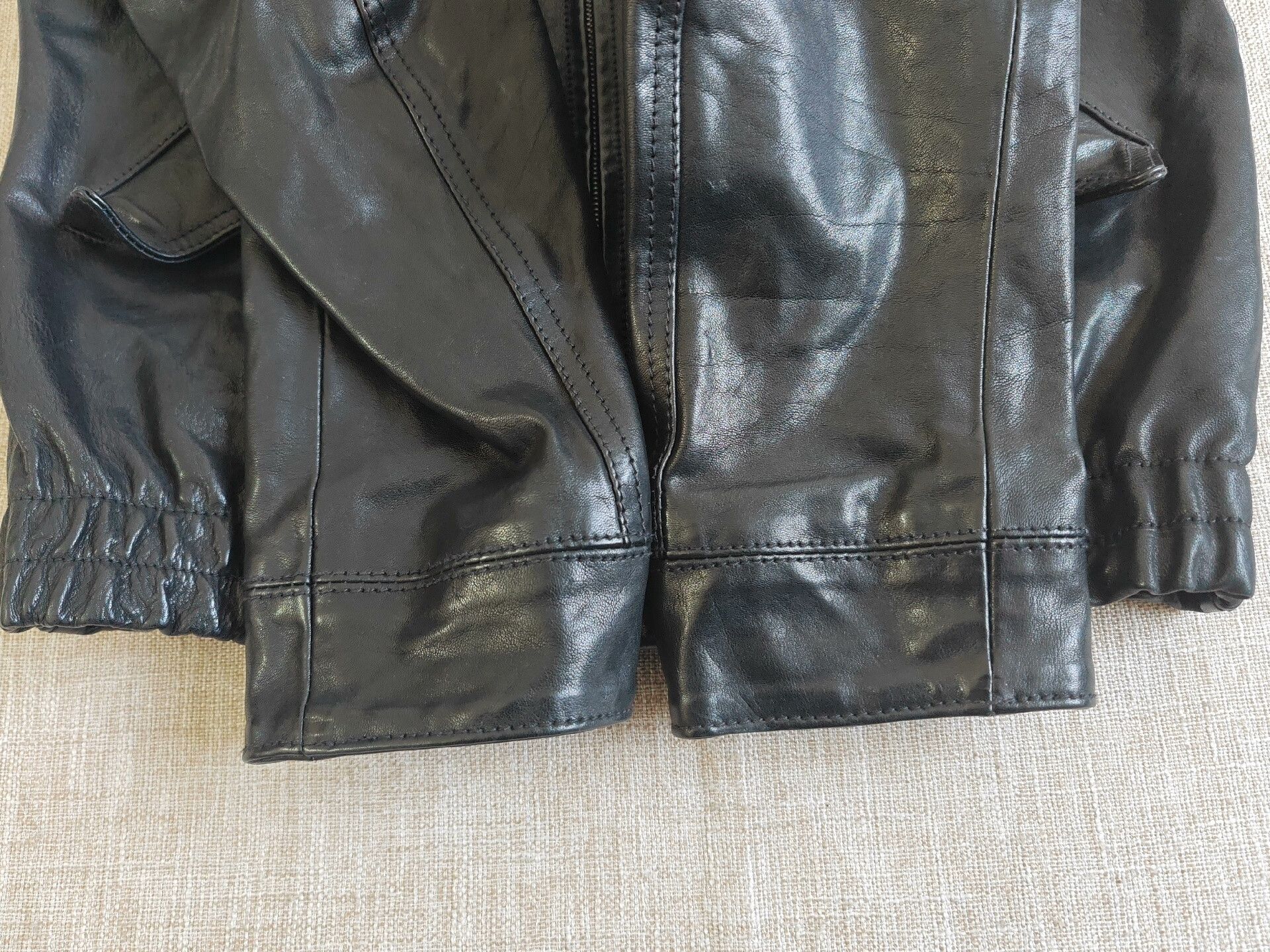 Dolce & Gabbana Dolce&Gabbana Men's Leather Jacket Size US S / EU 44-46 / 1 - 9 Thumbnail