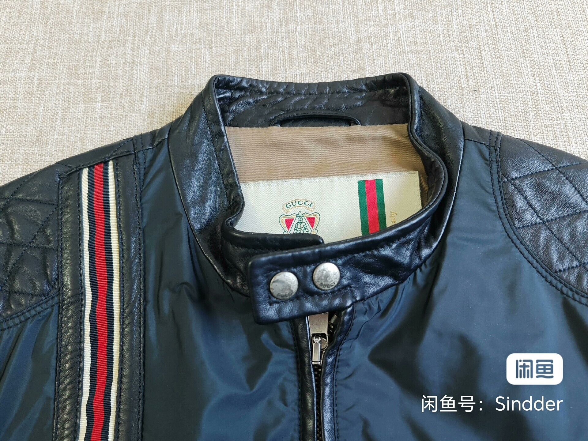 Gucci Gucci Men's Leather Jacket Size US M / EU 48-50 / 2 - 3 Thumbnail