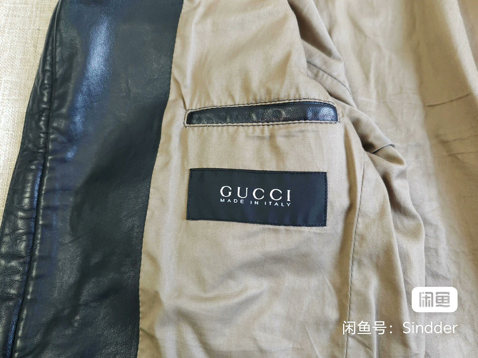 Gucci Gucci Men's Leather Jacket Size US M / EU 48-50 / 2 - 4 Thumbnail