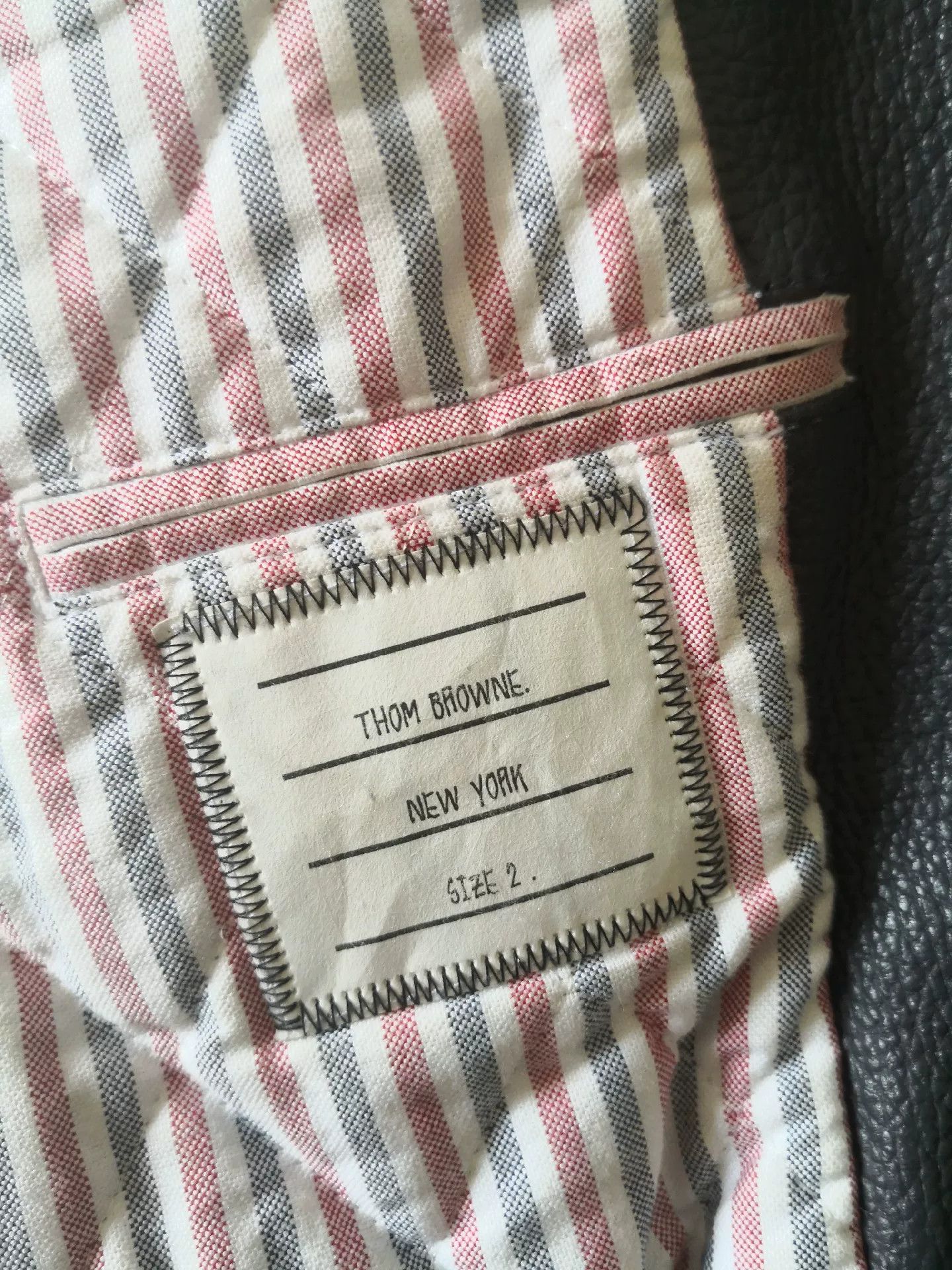 Thom Browne Thom Browne Leather Pilot Jacket Size US M / EU 48-50 / 2 - 4 Thumbnail
