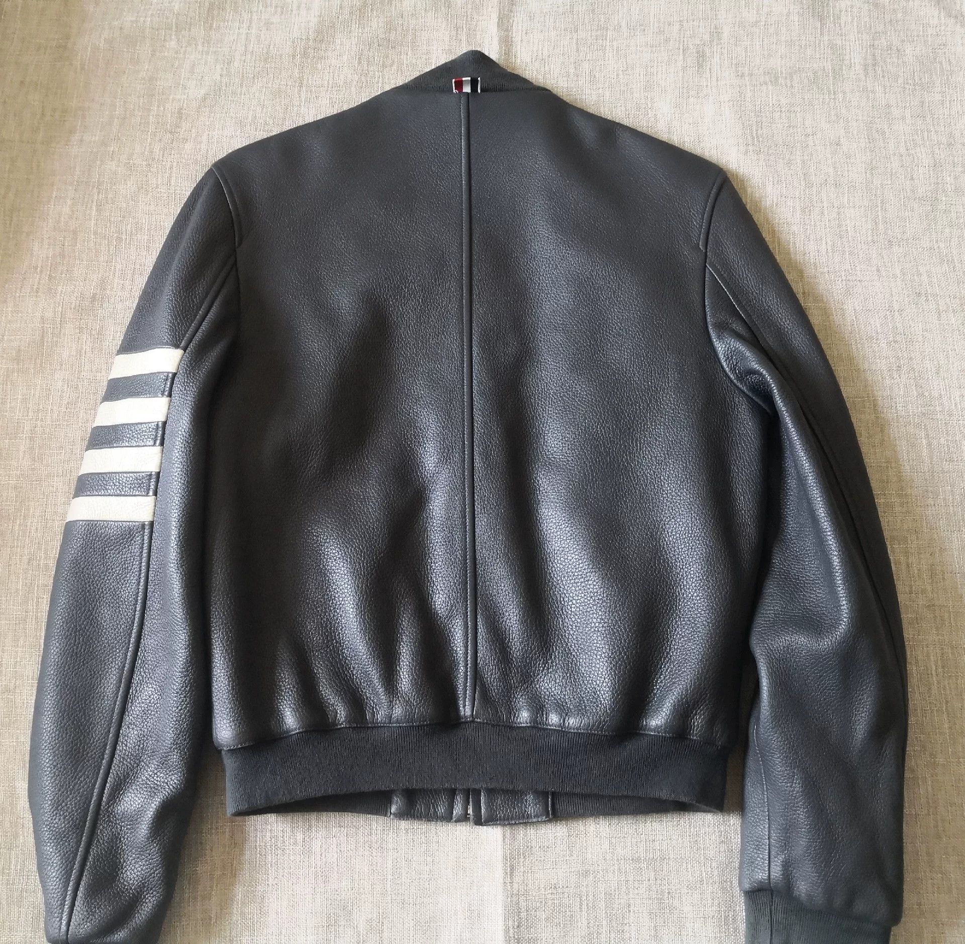 Thom Browne Thom Browne Leather Pilot Jacket Size US M / EU 48-50 / 2 - 8 Thumbnail
