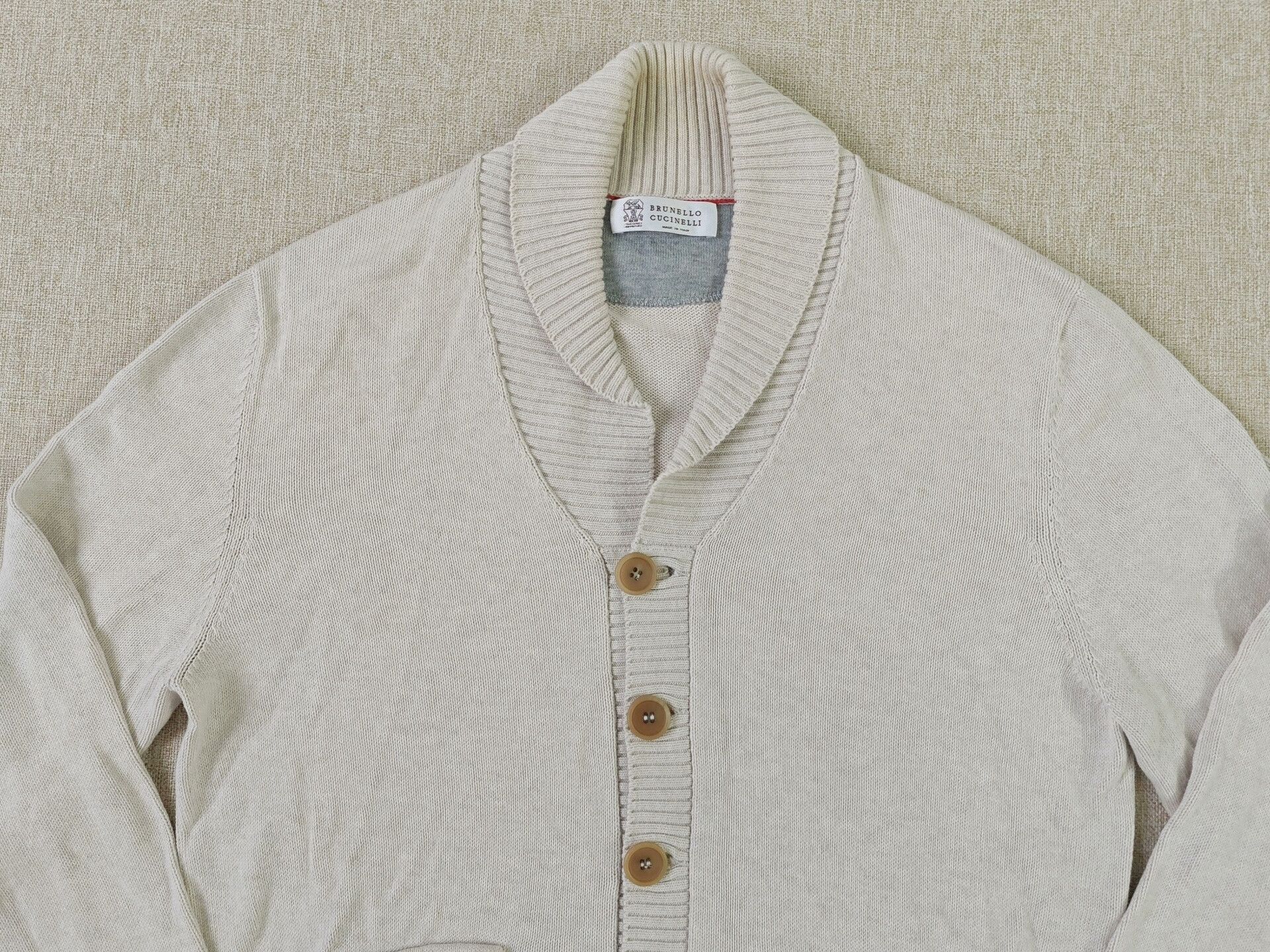 Brunello Cucinelli Brunello Cucinelli Men's Knit Cardigan Size US M / EU 48-50 / 2 - 2 Thumbnail