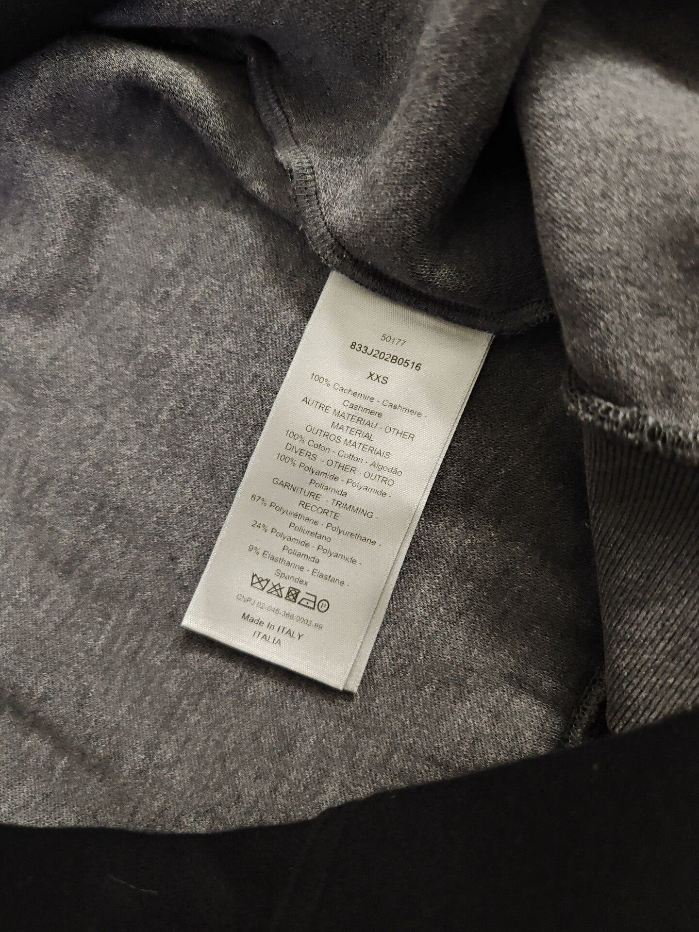 Dior Dior Men's Cashmere Hoodie Sweatshirt Size US XXS / EU 40 - 3 Thumbnail