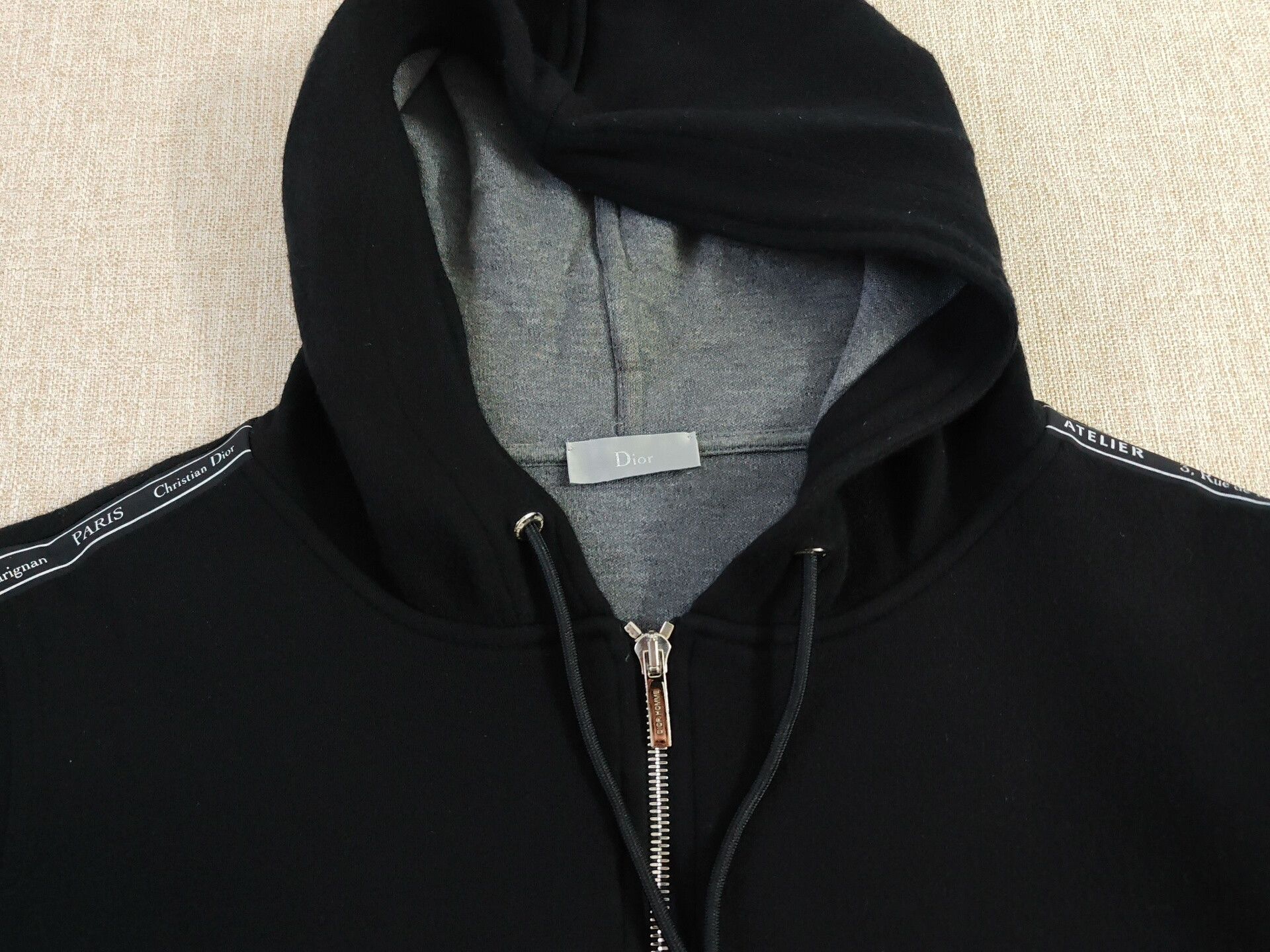 Dior Dior Men's Cashmere Hoodie Sweatshirt Size US XXS / EU 40 - 2 Thumbnail