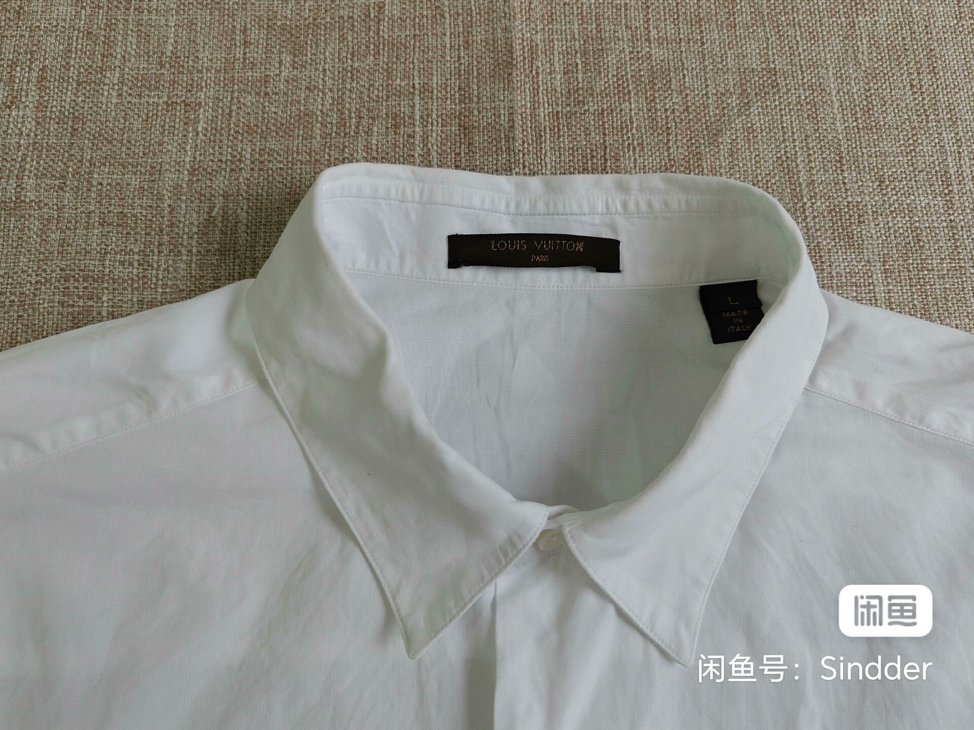 Louis Vuitton Louis Vuitton Men's Logo Cotton Shirt Size US L / EU 52-54 / 3 - 3 Thumbnail