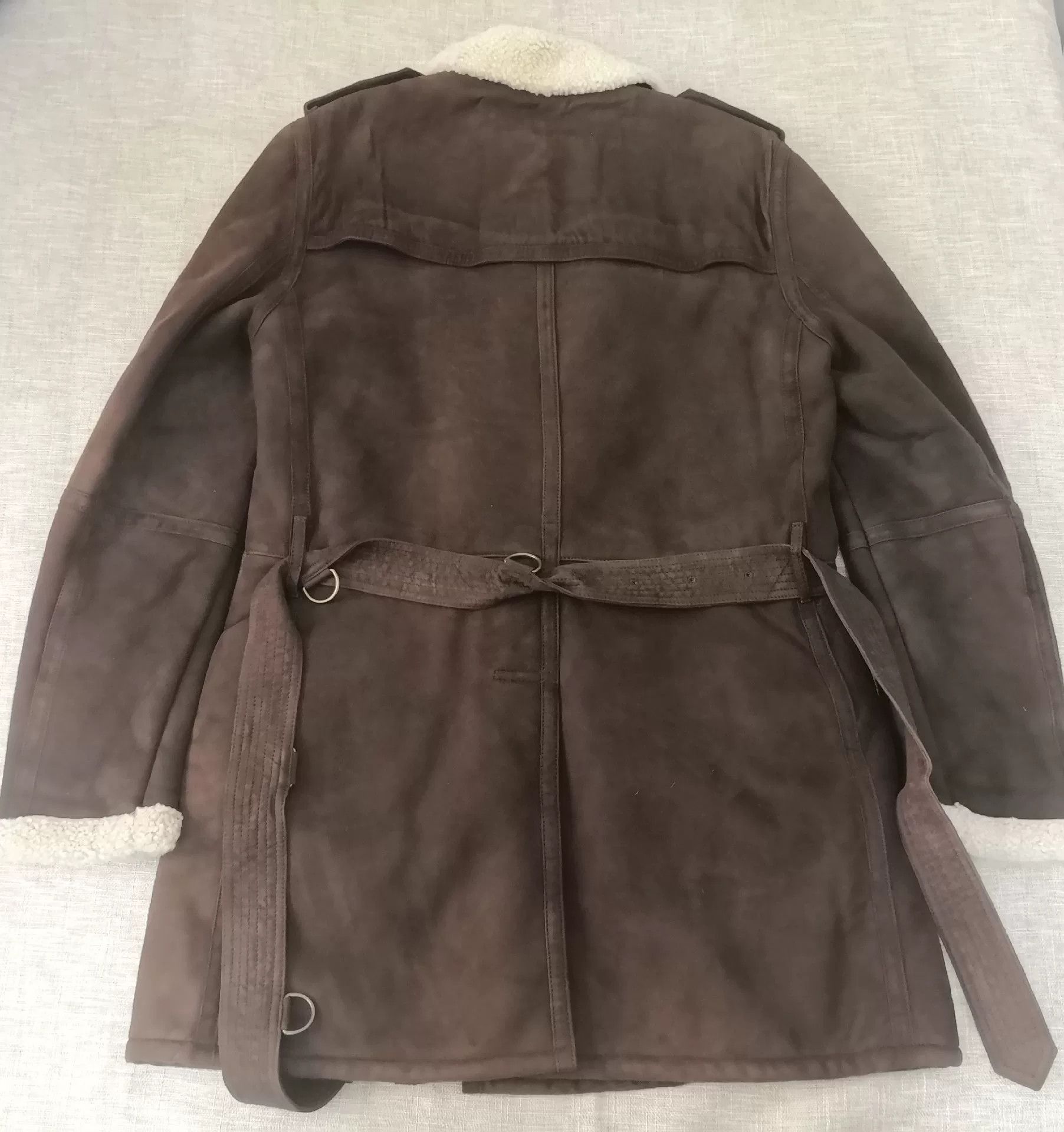 Burberry Burberry London Shearling Leather Coat Size US L / EU 52-54 / 3 - 7 Thumbnail