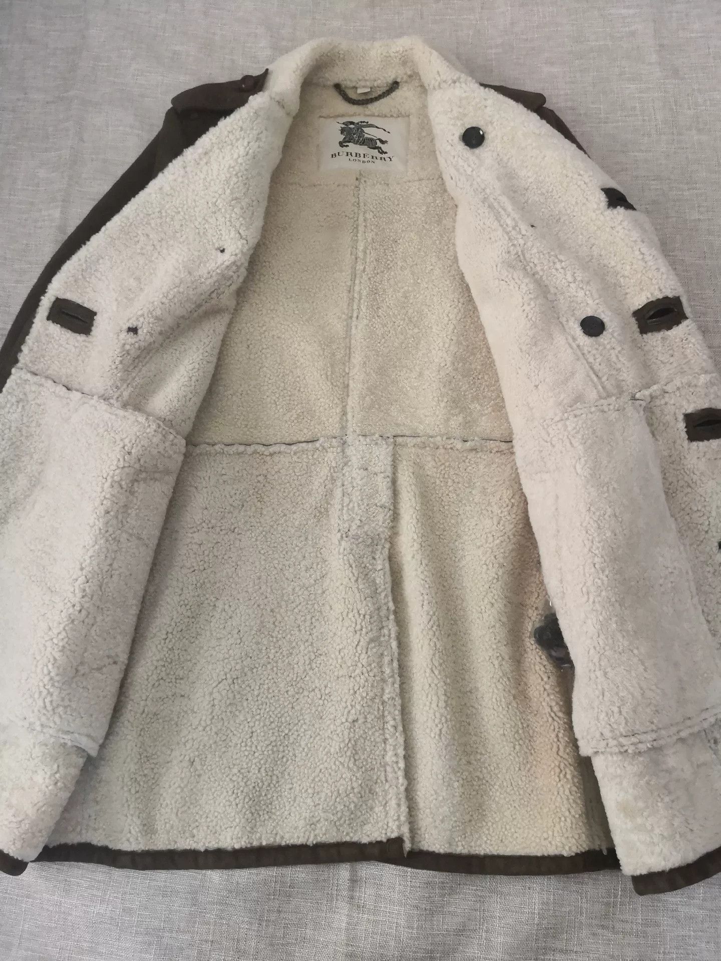 Burberry Burberry London Shearling Leather Coat Size US L / EU 52-54 / 3 - 5 Thumbnail