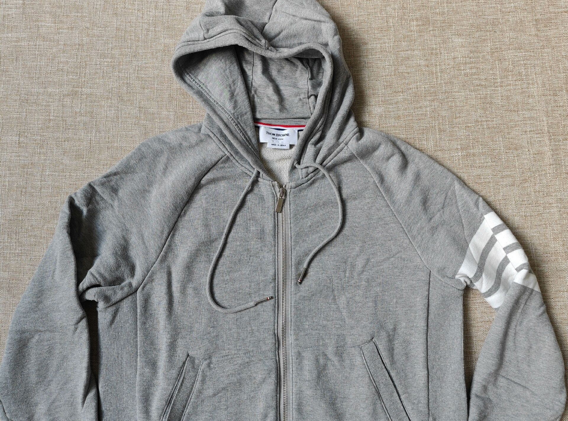 Thom Browne Thom Browne Men's Gray Hoodie Size US L / EU 52-54 / 3 - 2 Thumbnail