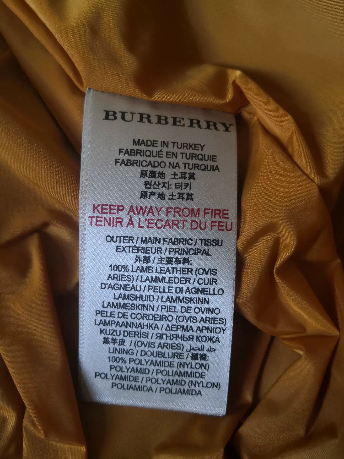 Burberry Burberry Leather Pilot Jacket Size US M / EU 48-50 / 2 - 5 Thumbnail