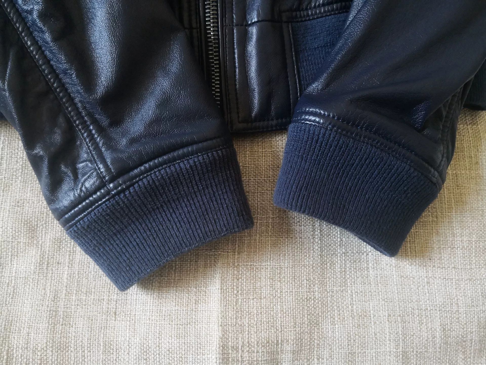 Burberry Burberry Leather Pilot Jacket Size US M / EU 48-50 / 2 - 9 Thumbnail