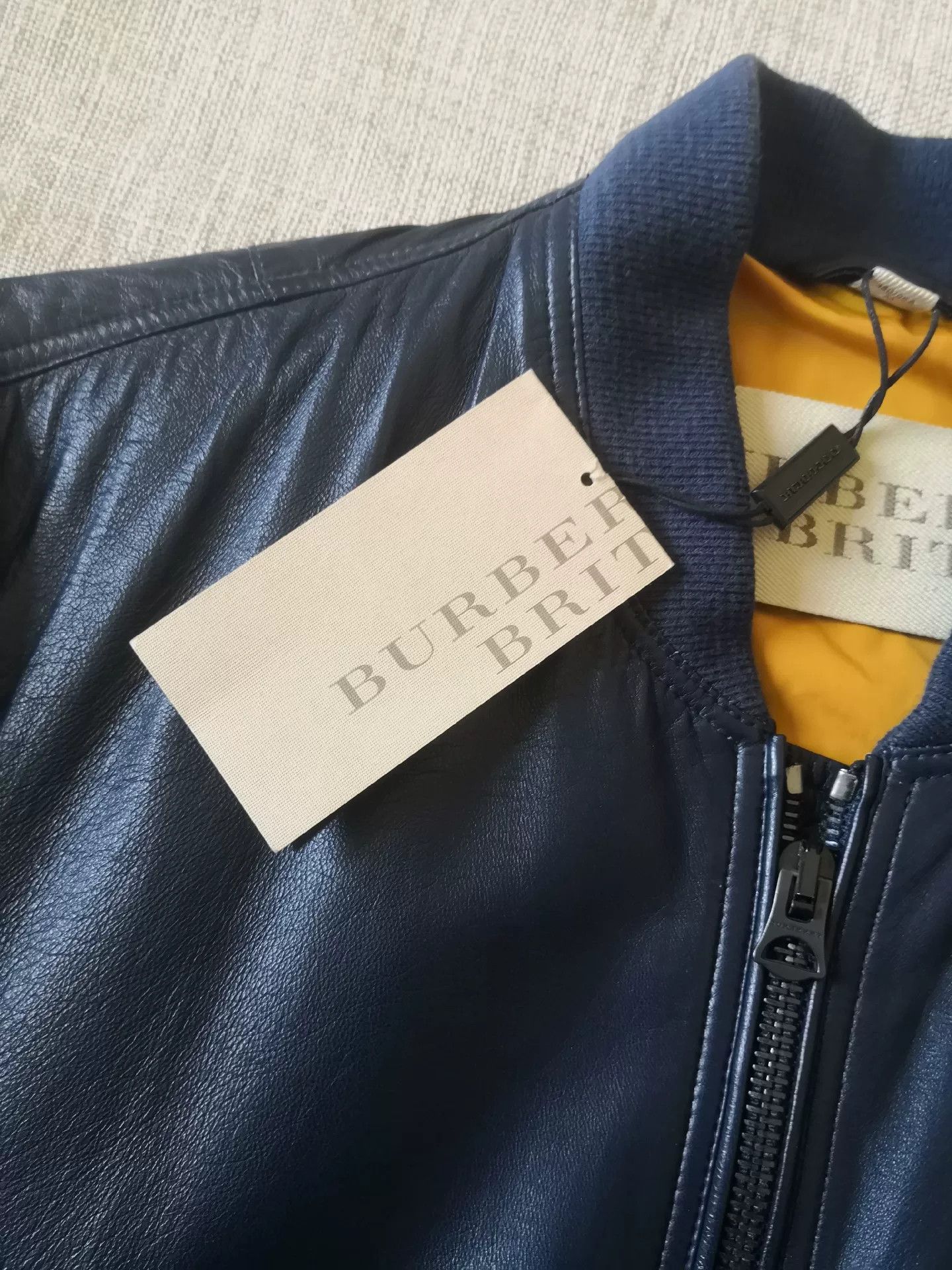 Burberry Burberry Leather Pilot Jacket Size US M / EU 48-50 / 2 - 3 Thumbnail