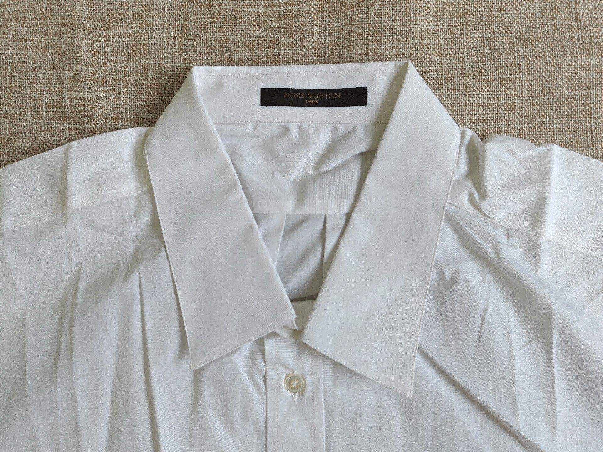 Louis Vuitton Louis Vuitton Men's Short-Sleeve Cotton Shirt Size US XXL / EU 58 / 5 - 3 Thumbnail