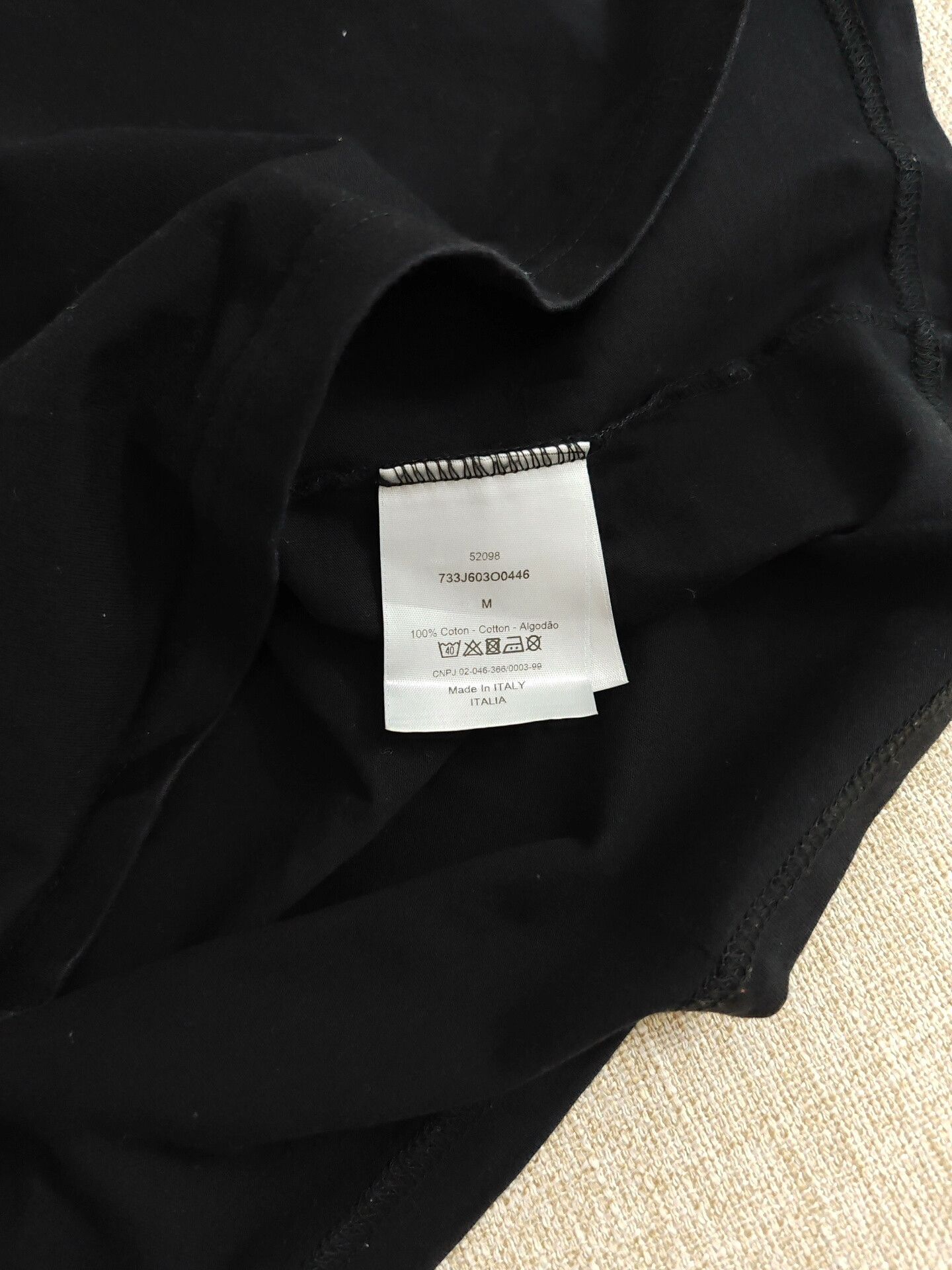 Dior Dior Men's Gold Bee Short-Sleeve T-Shirt Size US M / EU 48-50 / 2 - 4 Thumbnail