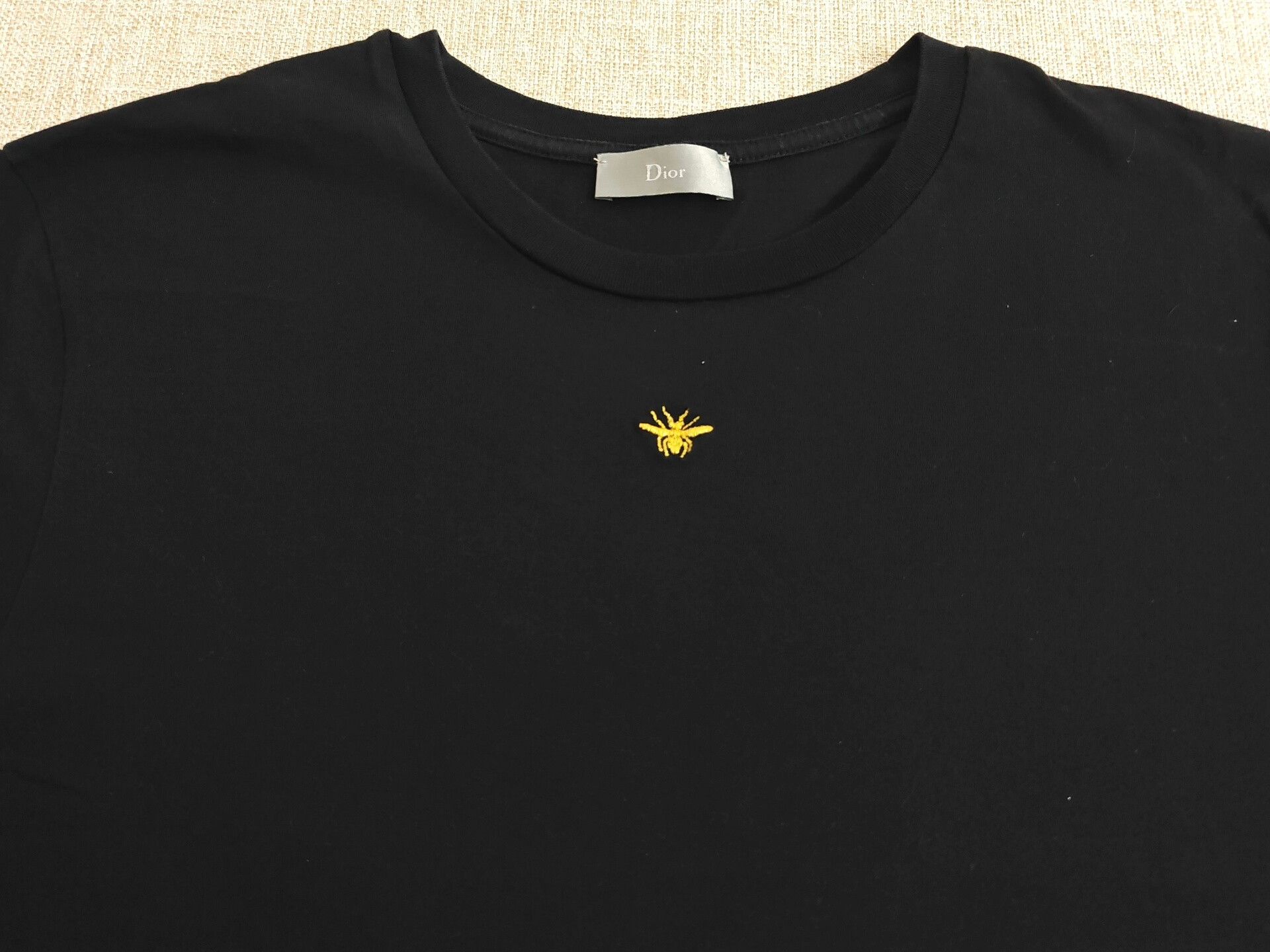 Dior Dior Men's Gold Bee Short-Sleeve T-Shirt Size US M / EU 48-50 / 2 - 6 Thumbnail