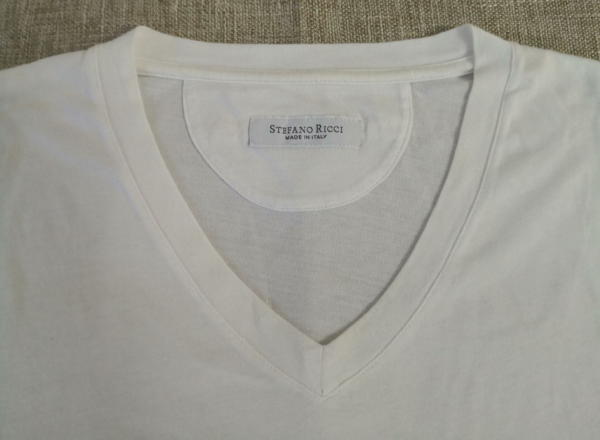 Stefano Ricci Stefano Ricci V-Neck Short-Sleeve T-Shirt Size US L / EU 52-54 / 3 - 2 Thumbnail