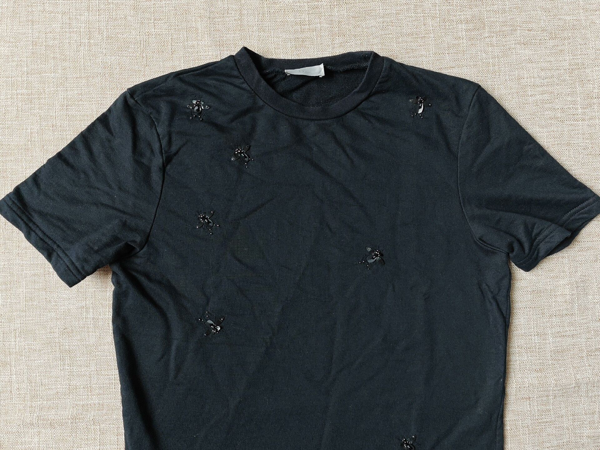 Dior Dior Men's Sequin Bee Short-Sleeve T-Shirt Size US XXS / EU 40 - 2 Thumbnail