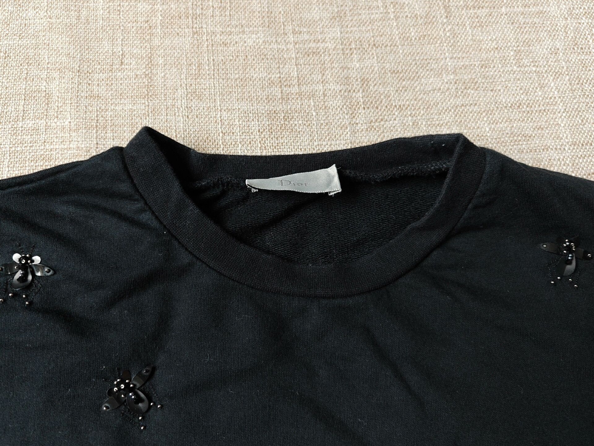 Dior Dior Men's Sequin Bee Short-Sleeve T-Shirt Size US XXS / EU 40 - 3 Thumbnail
