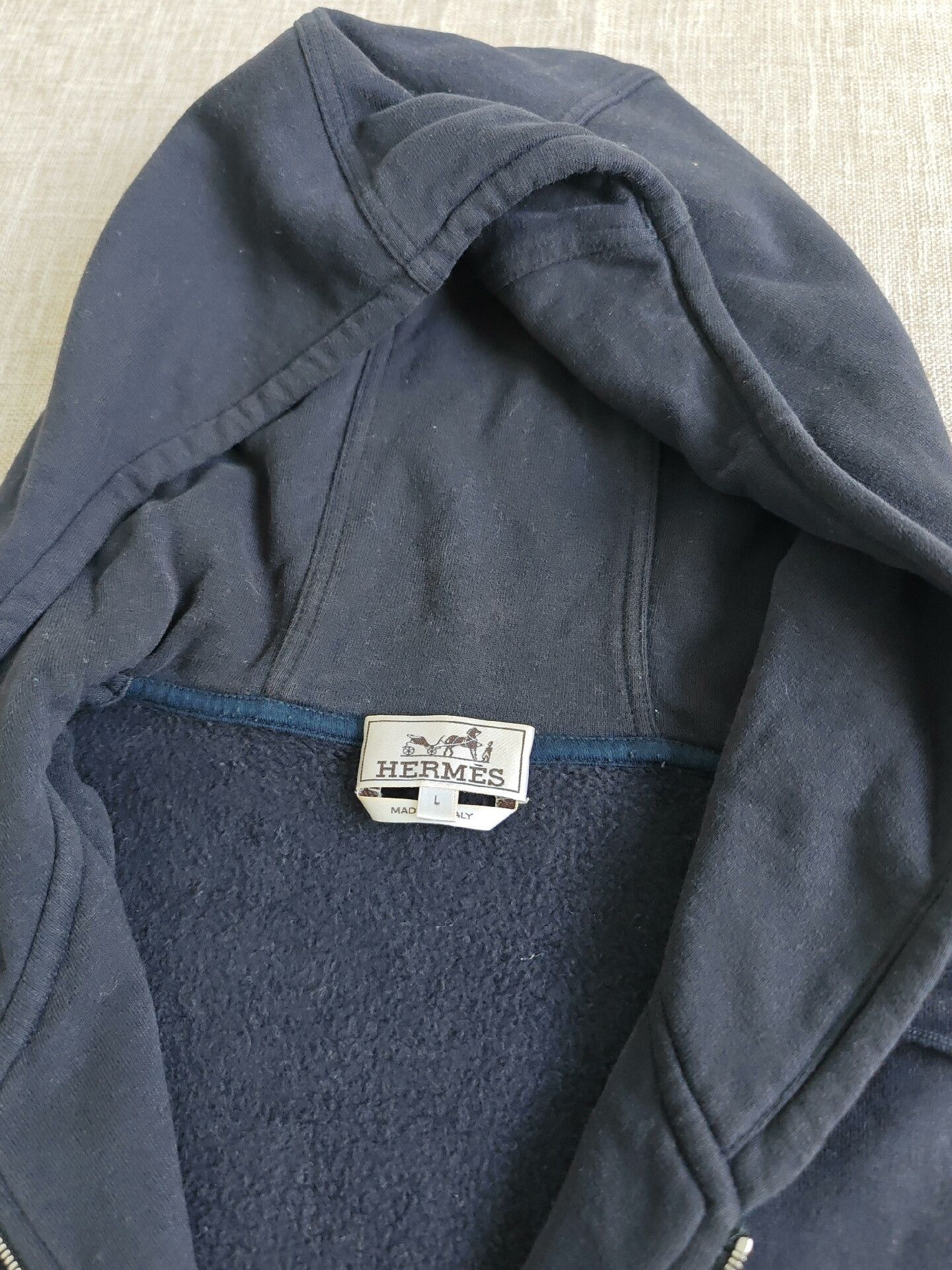 Hermes Hermes Men's Hooded Sweatshirt Size US L / EU 52-54 / 3 - 3 Thumbnail