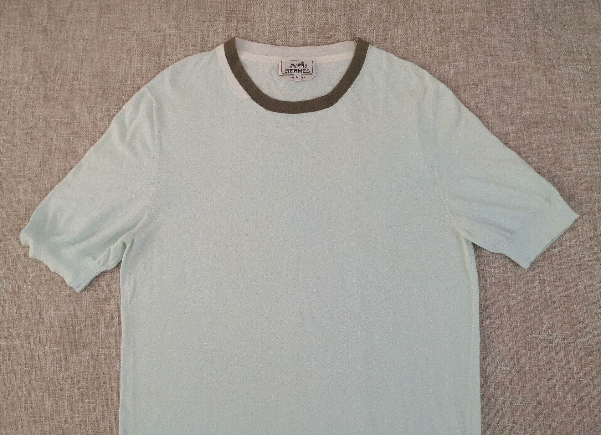 Hermes Hermes Men's Knit Short-Sleeve T-Shirt Size US M / EU 48-50 / 2 - 2 Thumbnail