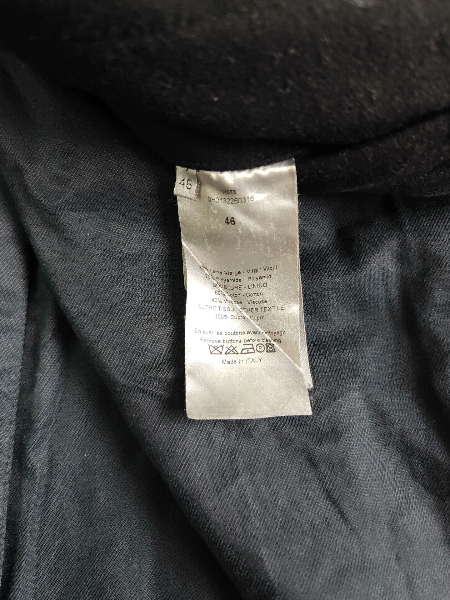 Dior Dior Men's Wool Coat Jacket Size US S / EU 44-46 / 1 - 5 Thumbnail