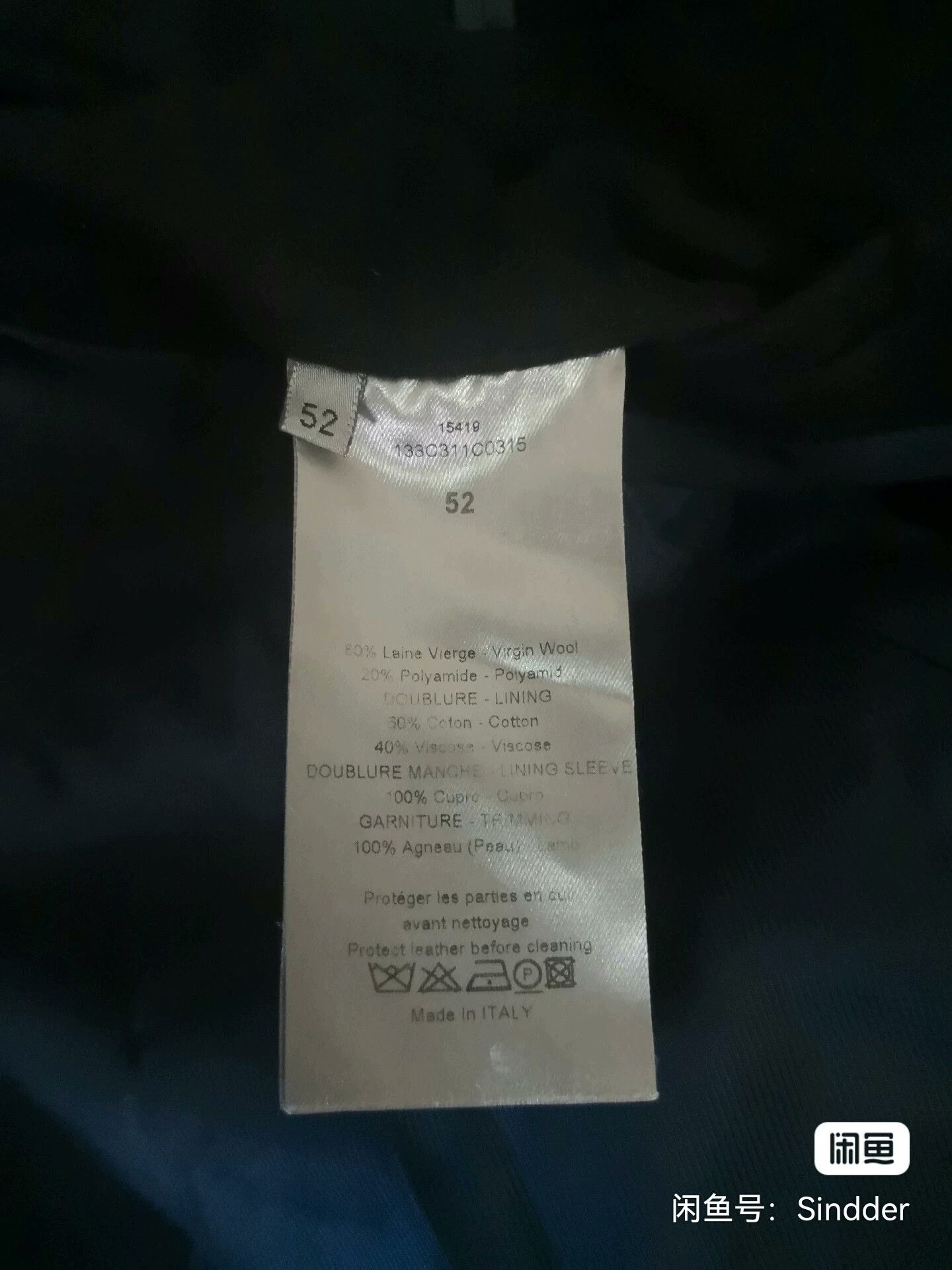 Dior Dior Wool Coat Size US L / EU 52-54 / 3 - 4 Thumbnail