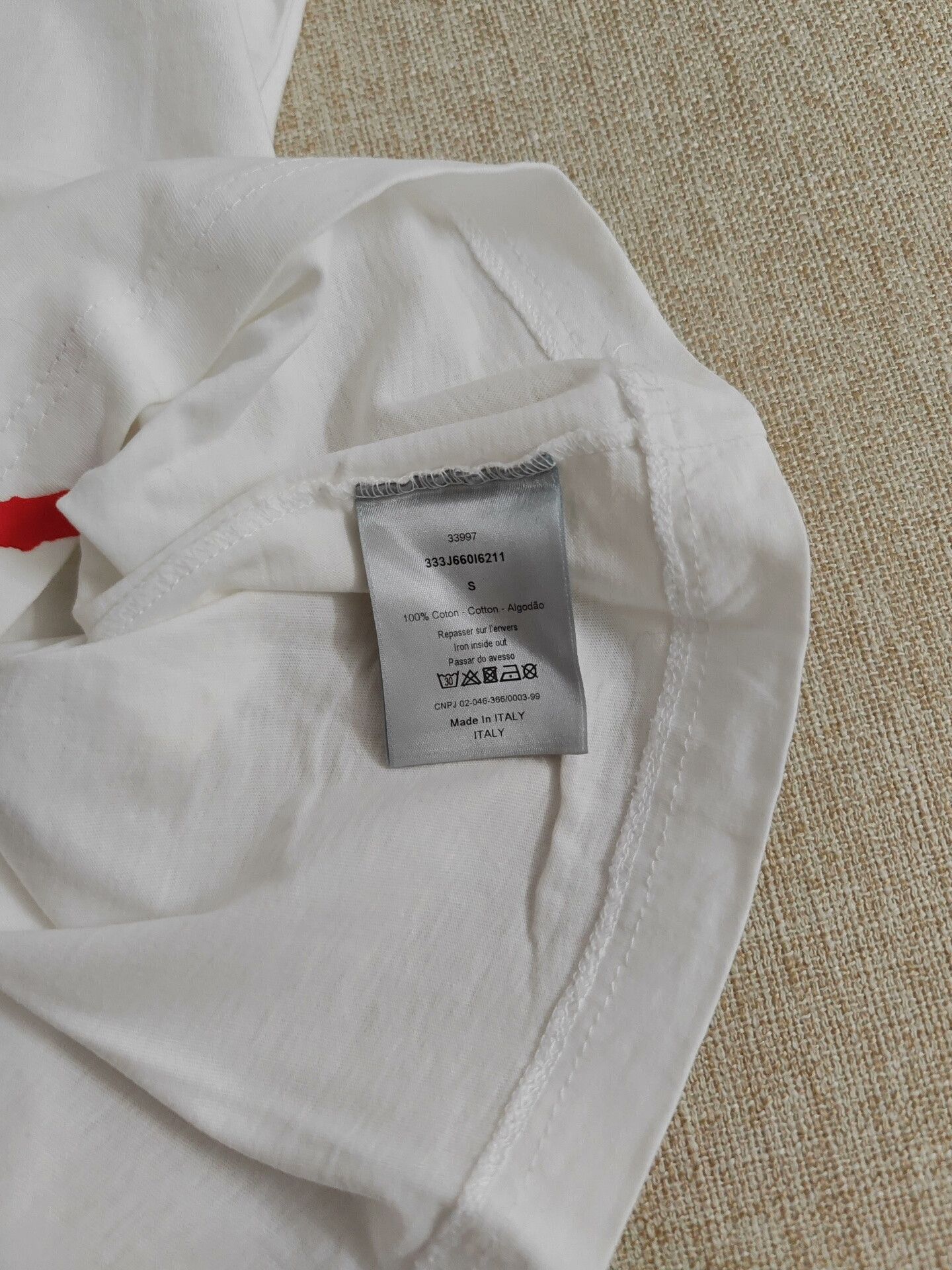 Dior Dior Men's Short Sleeve T-shirt Size US S / EU 44-46 / 1 - 4 Thumbnail