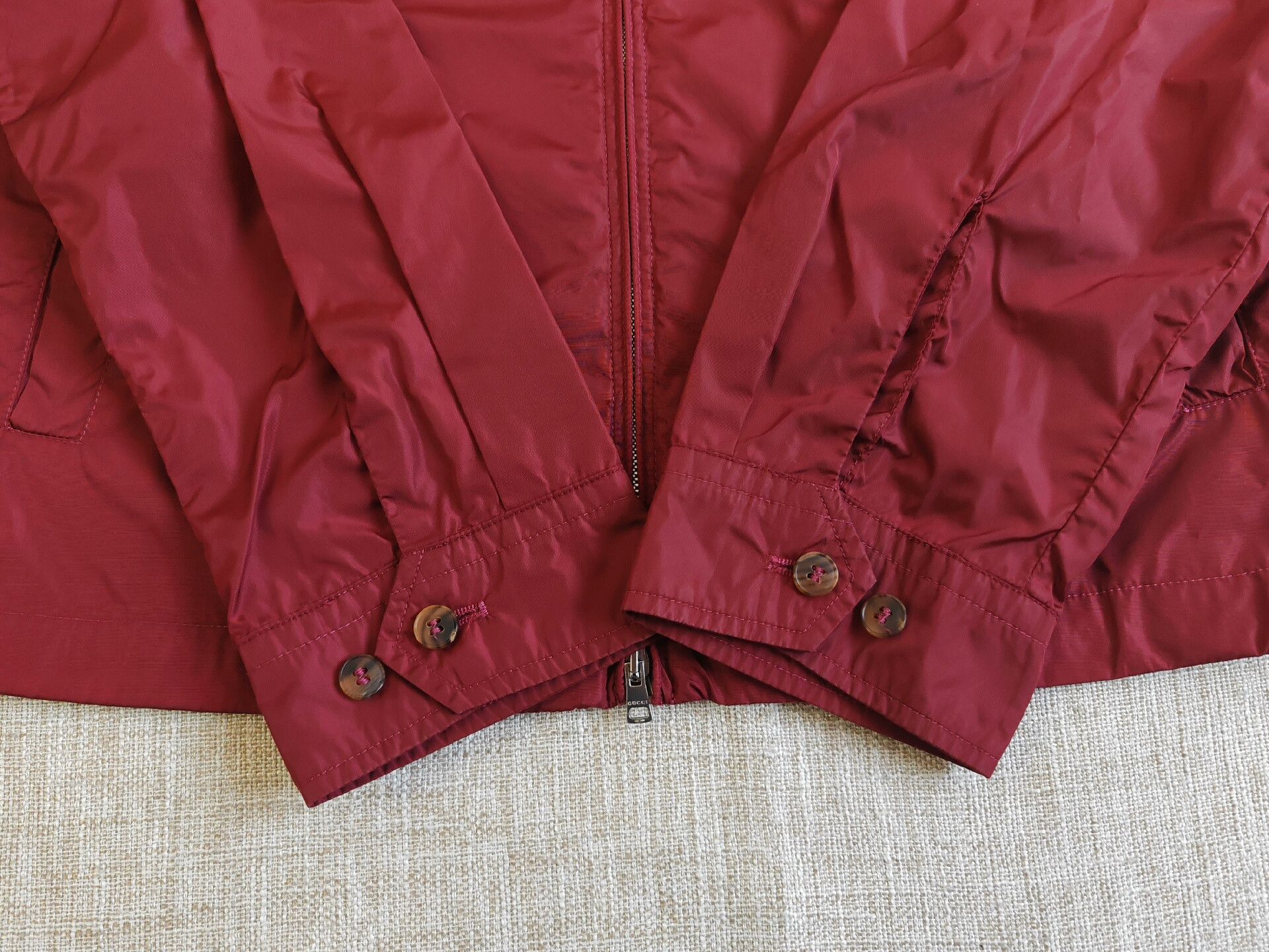 Gucci Gucci Men's Red Zip Jacket Size US S / EU 44-46 / 1 - 7 Thumbnail