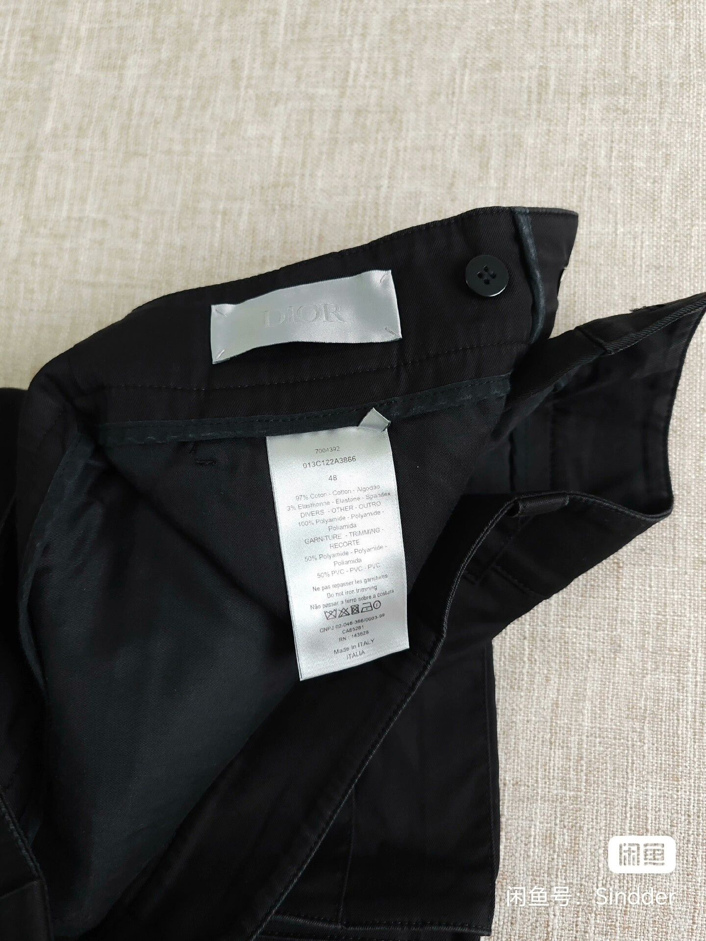 Dior Dior Men's Cargo Casual Pants Size US 32 / EU 48 - 3 Thumbnail