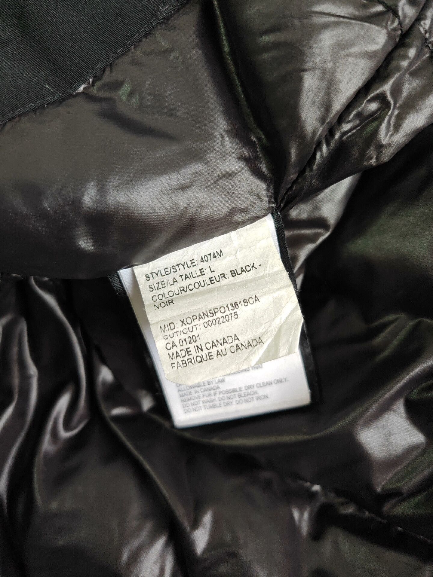 Canada Goose Canada Goose Men's Down Jacket Fur Collar Size US L / EU 52-54 / 3 - 4 Thumbnail