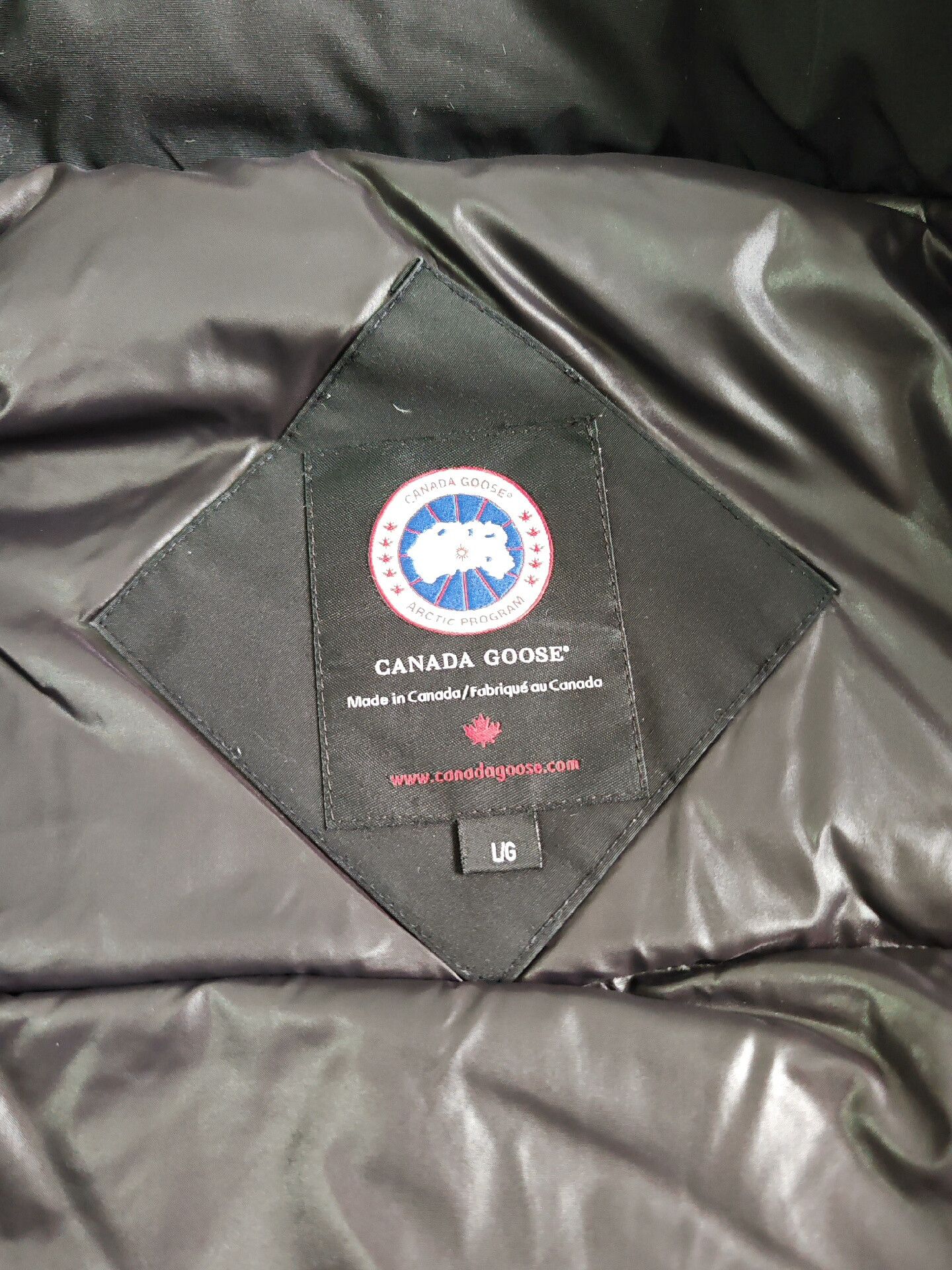 Canada Goose Canada Goose Men's Down Jacket Fur Collar Size US L / EU 52-54 / 3 - 3 Thumbnail