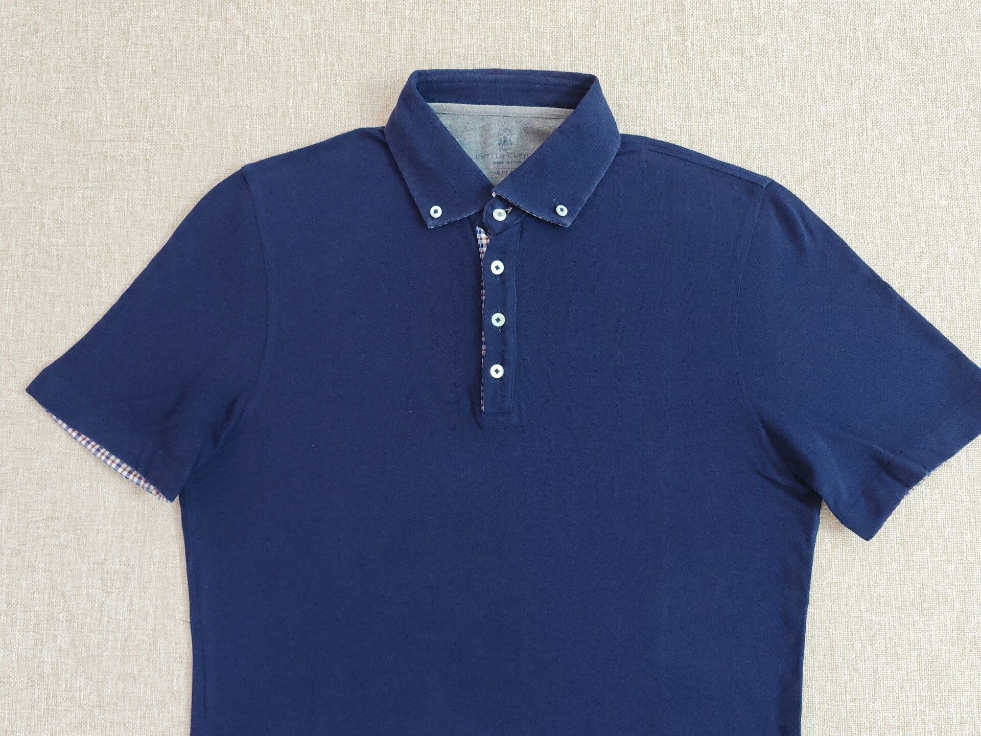 Brunello Cucinelli Brunello Cucinelli Men's Short-Sleeve Polo Size US S / EU 44-46 / 1 - 2 Thumbnail