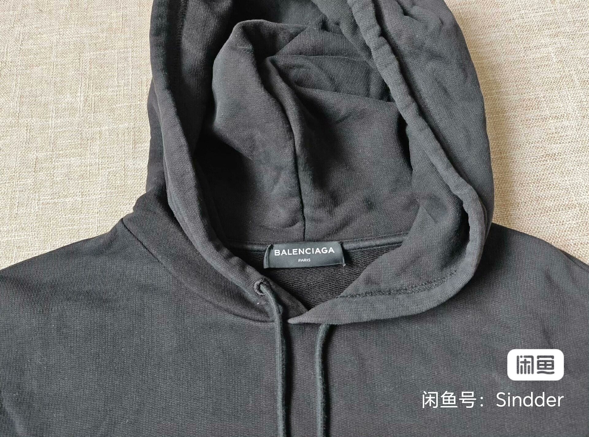 Balenciaga Balenciaga Sinners Logo Embroidered Hoodie Size US XS / EU 42 / 0 - 4 Thumbnail