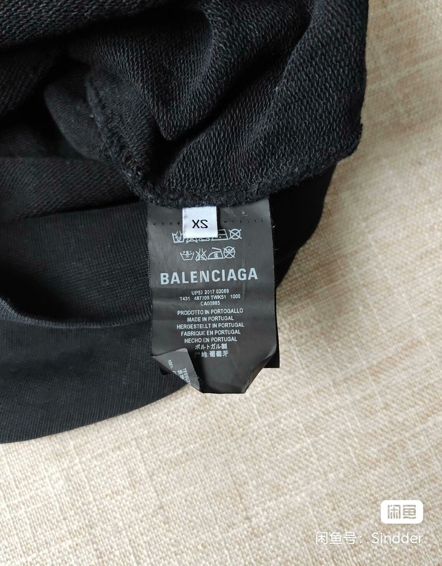 Balenciaga Balenciaga Sinners Logo Embroidered Hoodie Size US XS / EU 42 / 0 - 5 Thumbnail