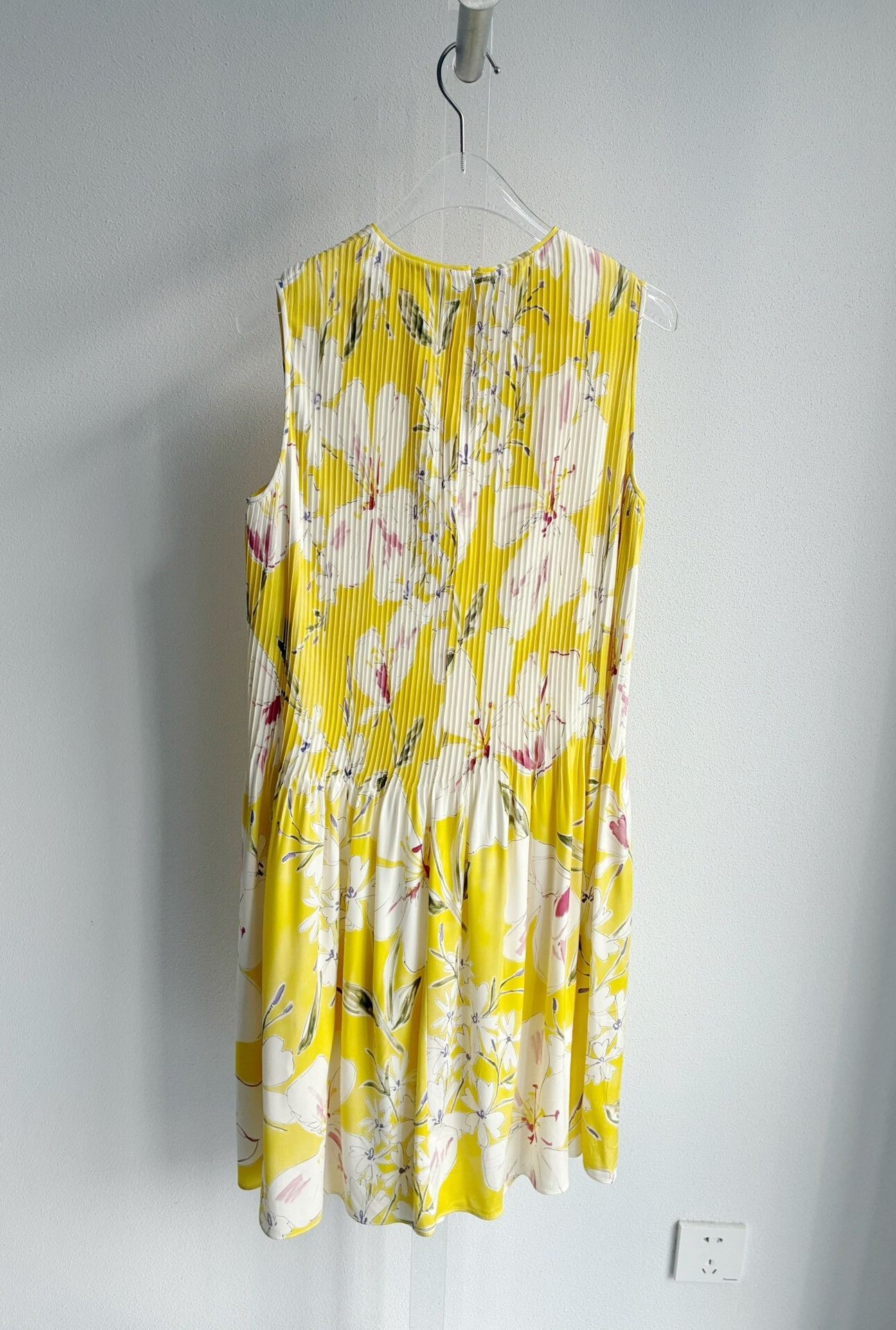 Loro Piana Loro Piana Yellow Floral Dress Size S / US 4 / IT 40 - 2 Thumbnail
