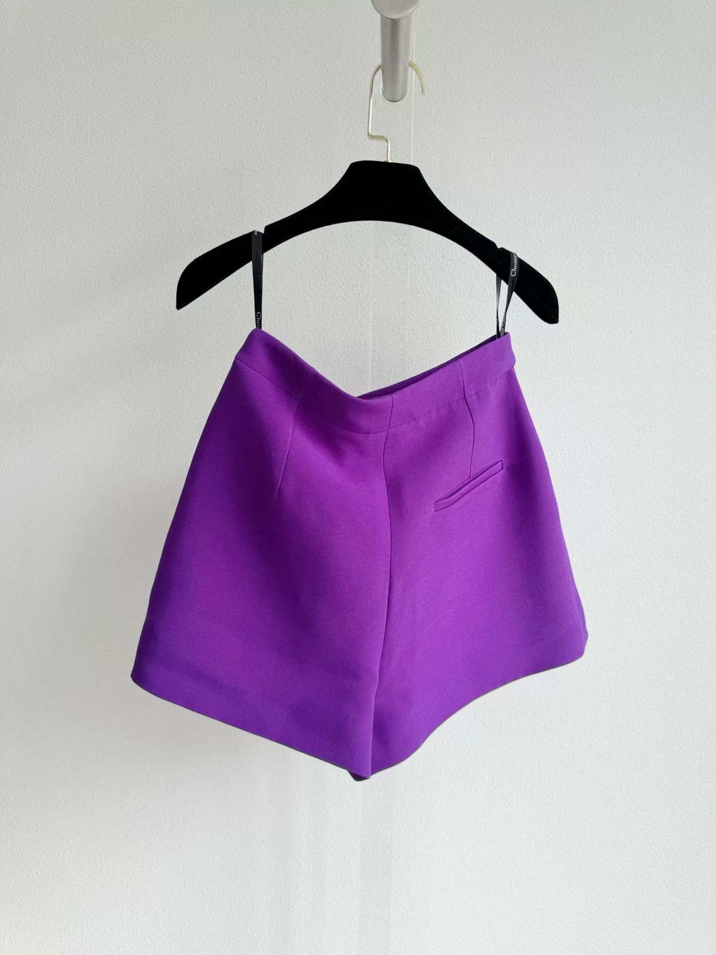 Dior Dior Purple Fake Two-Piece Skirted Shorts Size 36" / US 14 / IT 50 - 2 Thumbnail