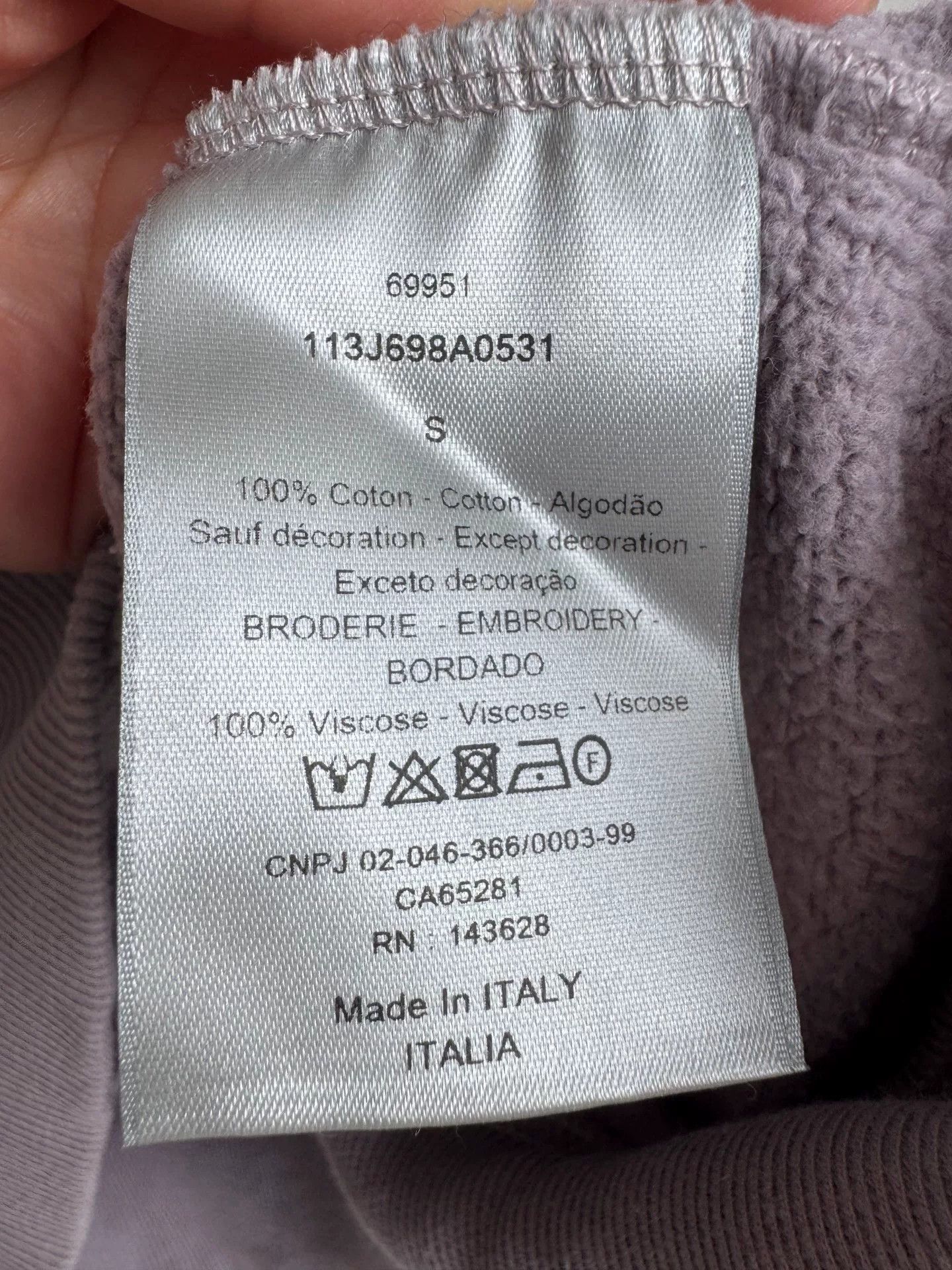 Dior Dior CD Embroidered Hoodie Size S / US 4 / IT 40 - 6 Thumbnail