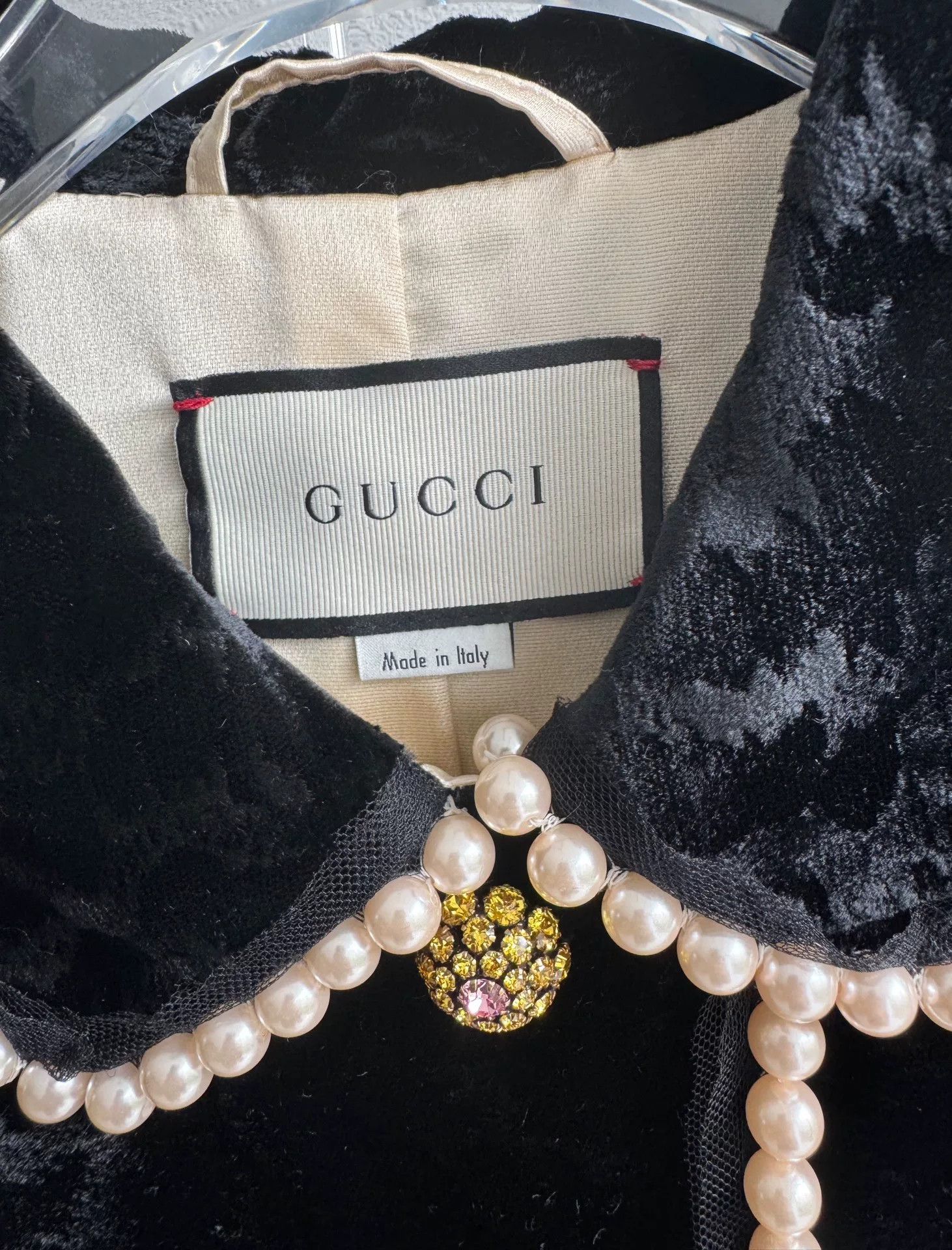Gucci Gucci Pearl Velvet Heavy Coat Size S / US 4 / IT 40 - 5 Thumbnail