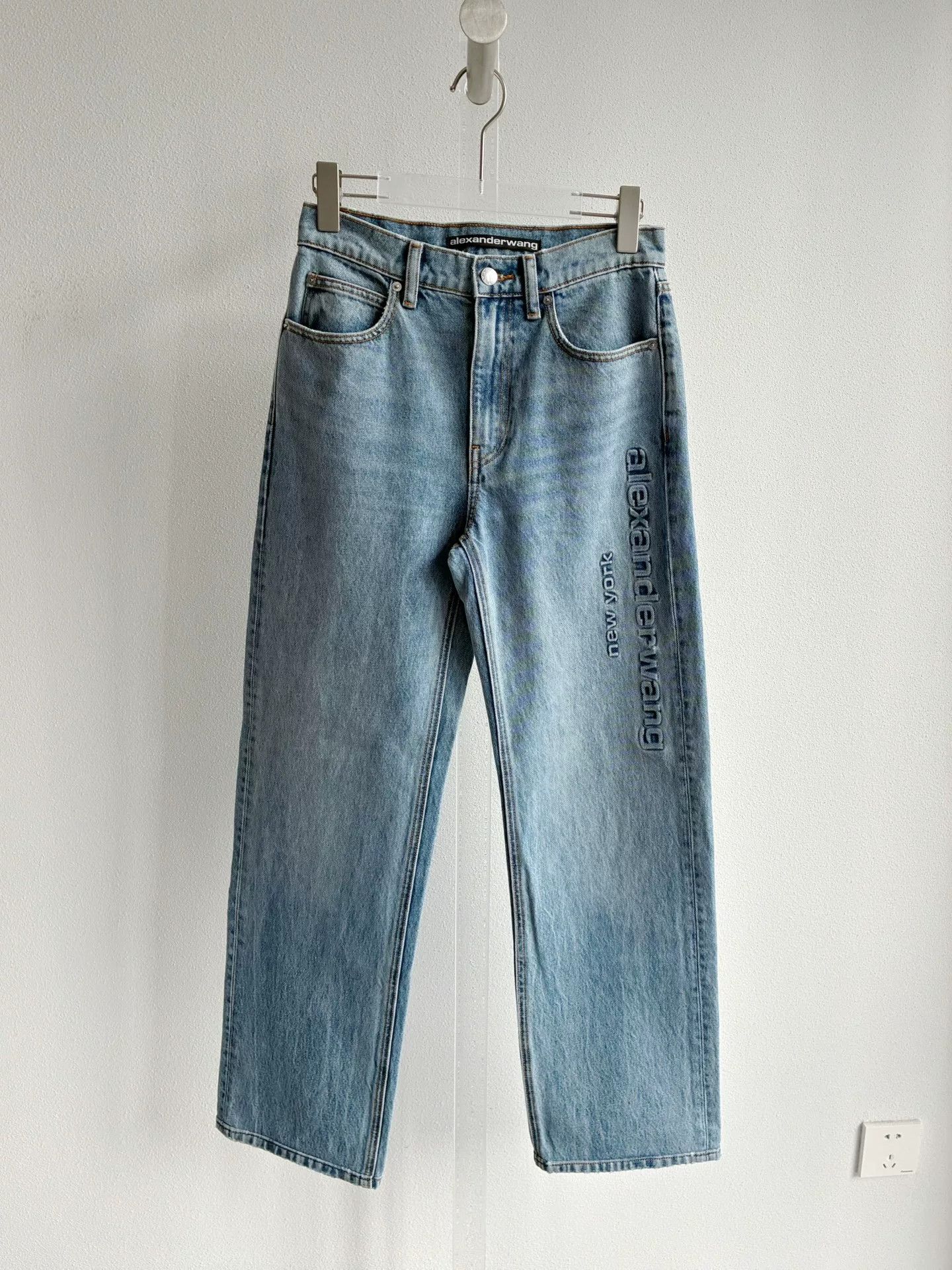 Alexander Wang Alexander Wang Light Blue Jeans Size 25" / US 0 / IT 36 - 2 Thumbnail