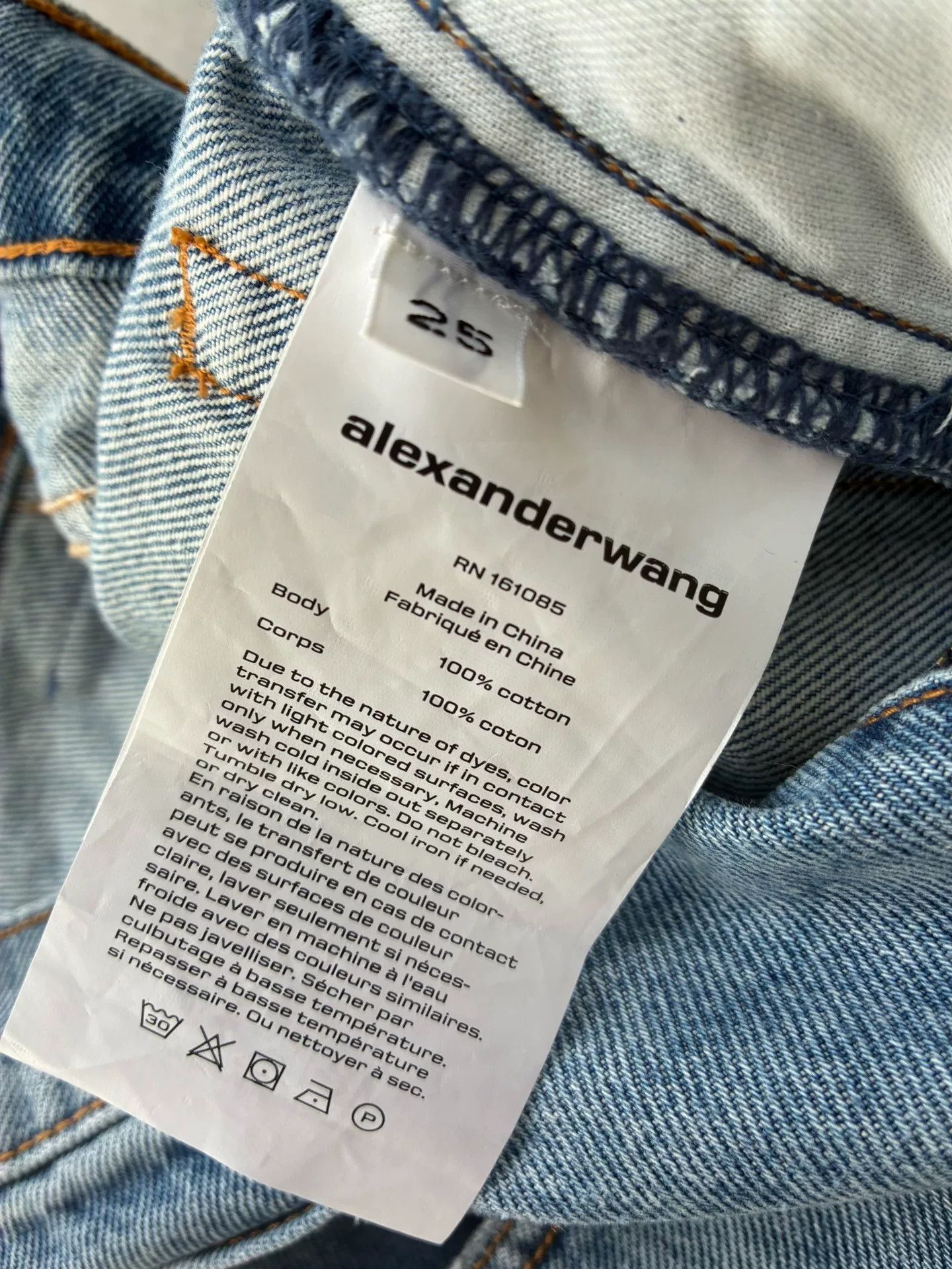 Alexander Wang Alexander Wang Light Blue Jeans Size 25" / US 0 / IT 36 - 7 Thumbnail